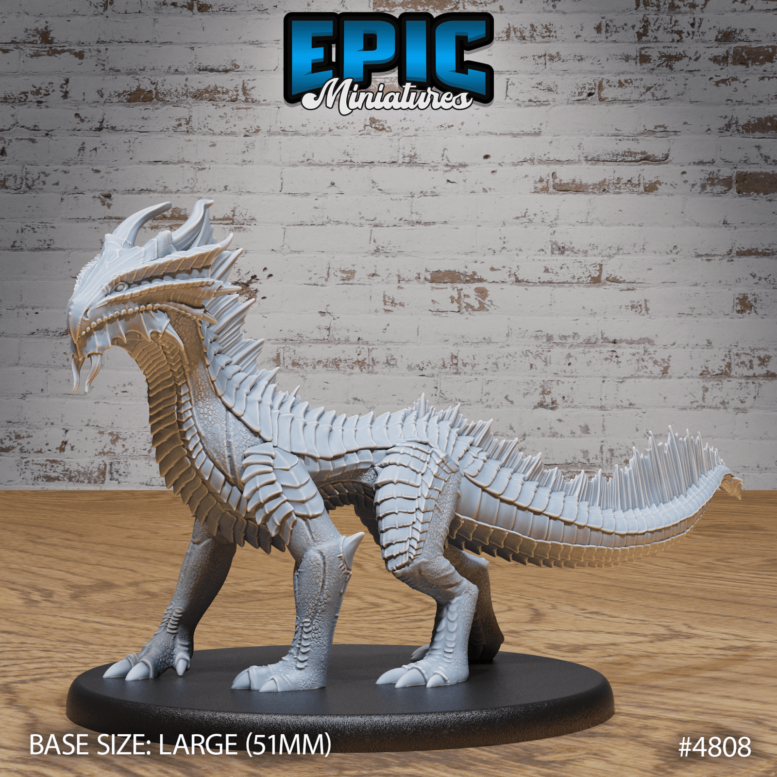 Guard Drake Bronze 4808 - 4810 by Epic Miniatures - Mysterious Ocean | DnD Tabletop Miniatures | Buy Online from The Home Crafters