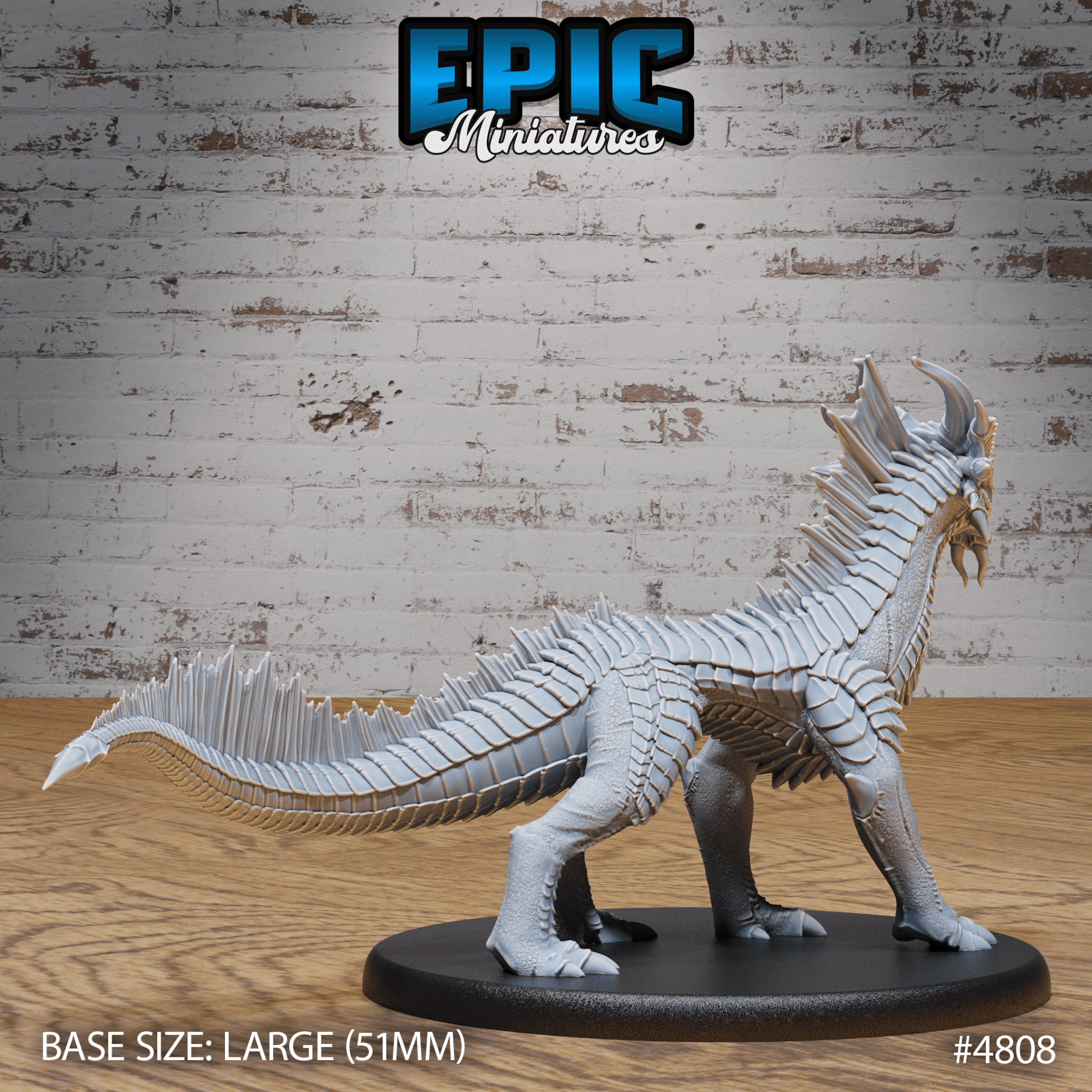 Guard Drake Bronze 4808 - 4810 by Epic Miniatures - Mysterious Ocean | DnD Tabletop Miniatures | Buy Online from The Home Crafters