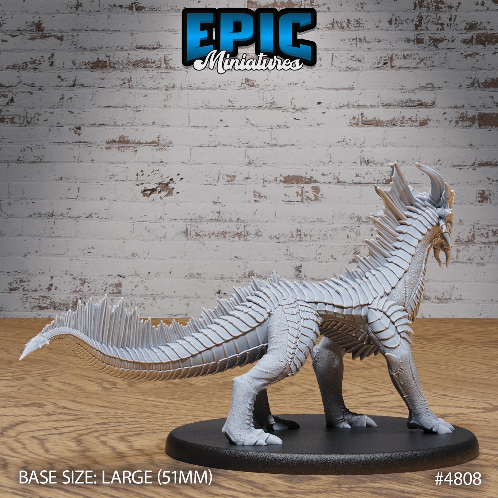 Guard Drake Bronze 4808 - 4810 by Epic Miniatures - Mysterious Ocean | DnD Tabletop Miniatures | Buy Online from The Home Crafters