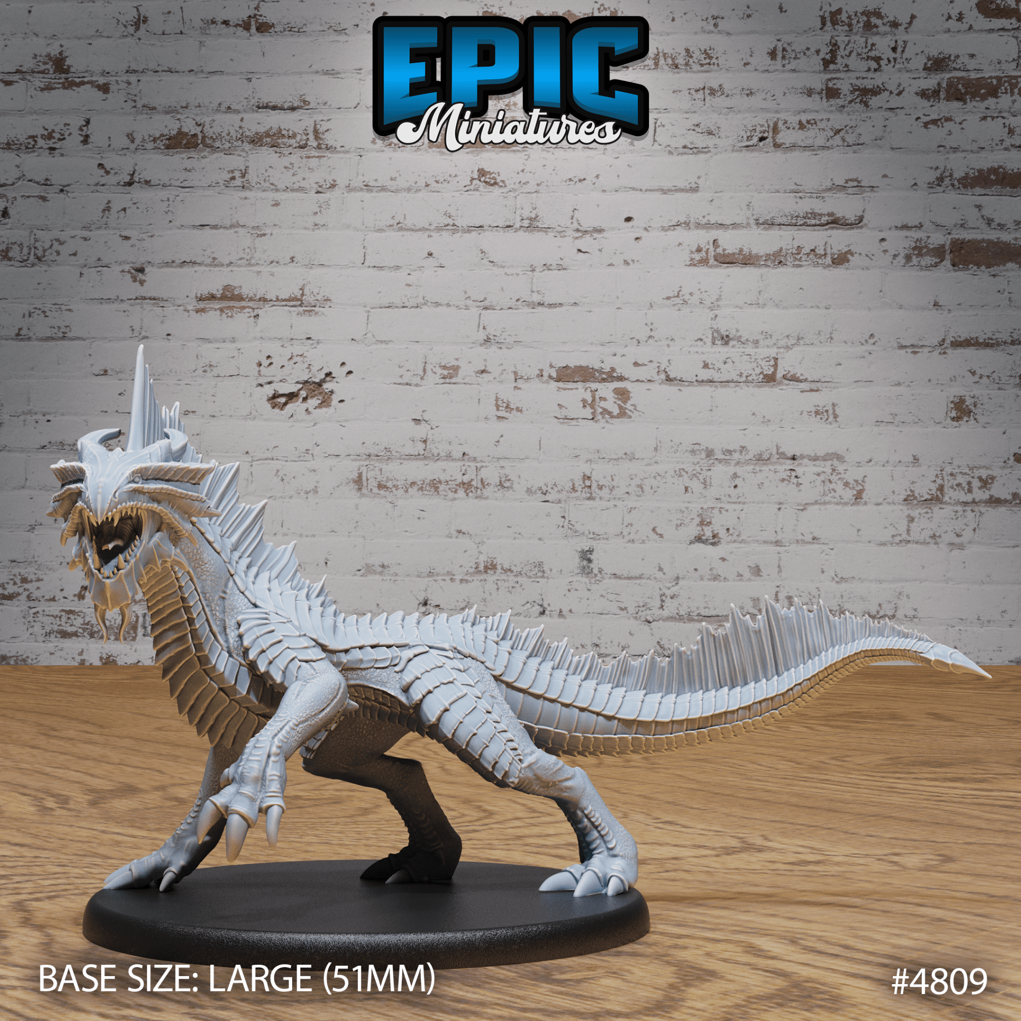 Guard Drake Bronze 4808 - 4810 by Epic Miniatures - Mysterious Ocean | DnD Tabletop Miniatures | Buy Online from The Home Crafters