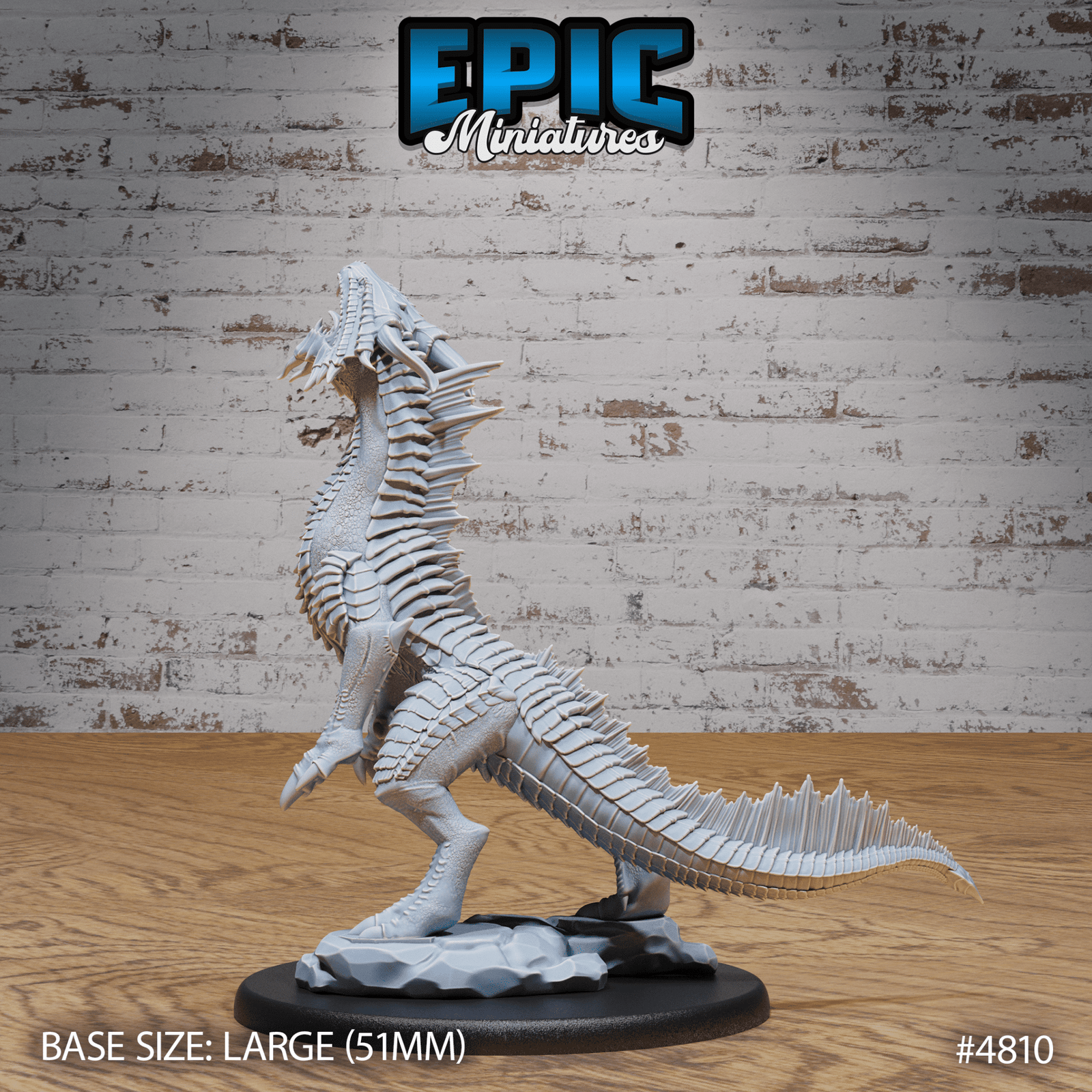 Guard Drake Bronze 4808 - 4810 by Epic Miniatures - Mysterious Ocean | DnD Tabletop Miniatures | Buy Online from The Home Crafters