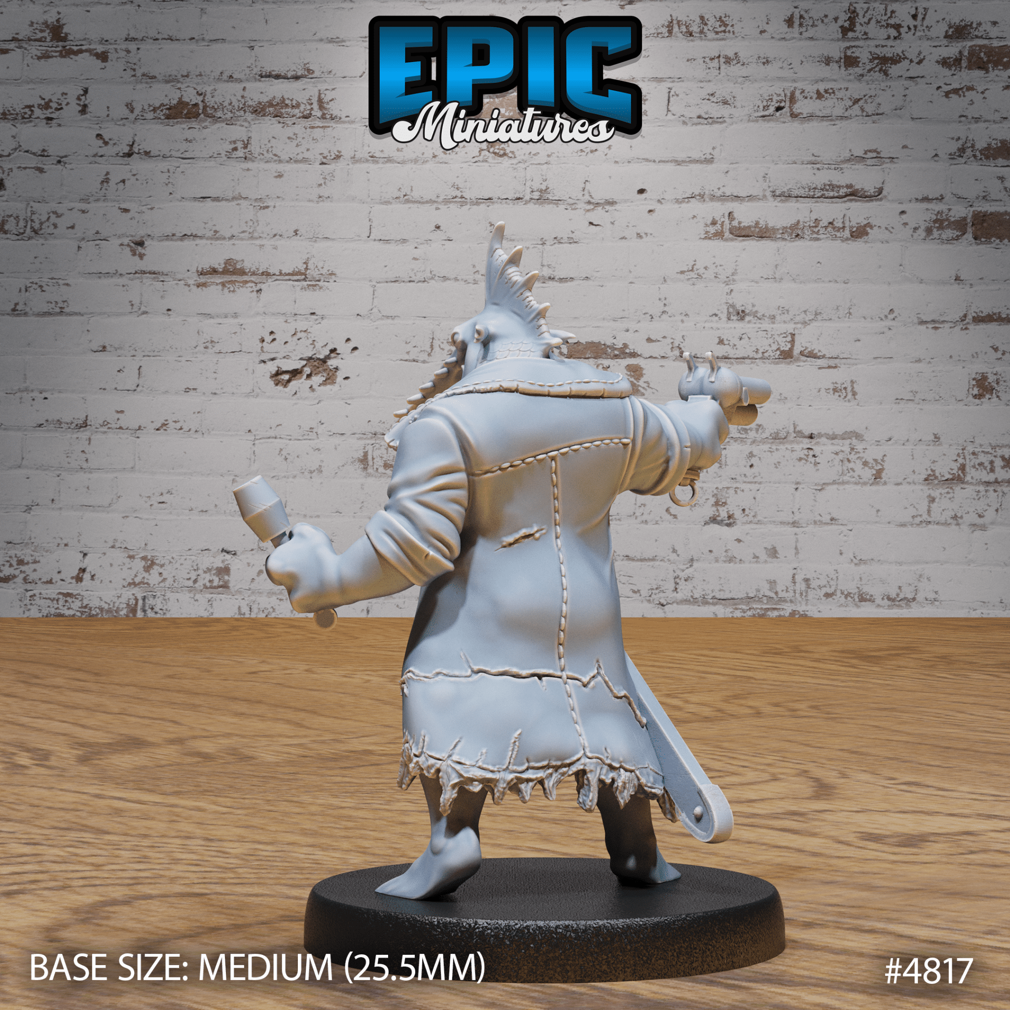 Sawhead Pirate 4817 - 4819 by Epic Miniatures - Mysterious Ocean | DnD Tabletop Miniatures (28mm Scale) | Buy Online from The Home Crafters