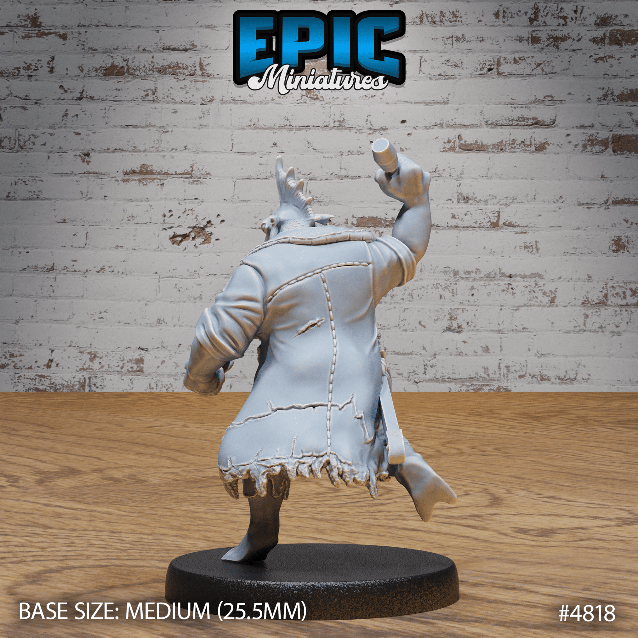 Sawhead Pirate 4817 - 4819 by Epic Miniatures - Mysterious Ocean | DnD Tabletop Miniatures (28mm Scale) | Buy Online from The Home Crafters