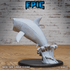 Great White Shark 4821 - 4822 by Epic Miniatures - Mysterious Ocean | DnD Tabletop Miniatures (28mm Scale) | Buy Online from The Home Crafters