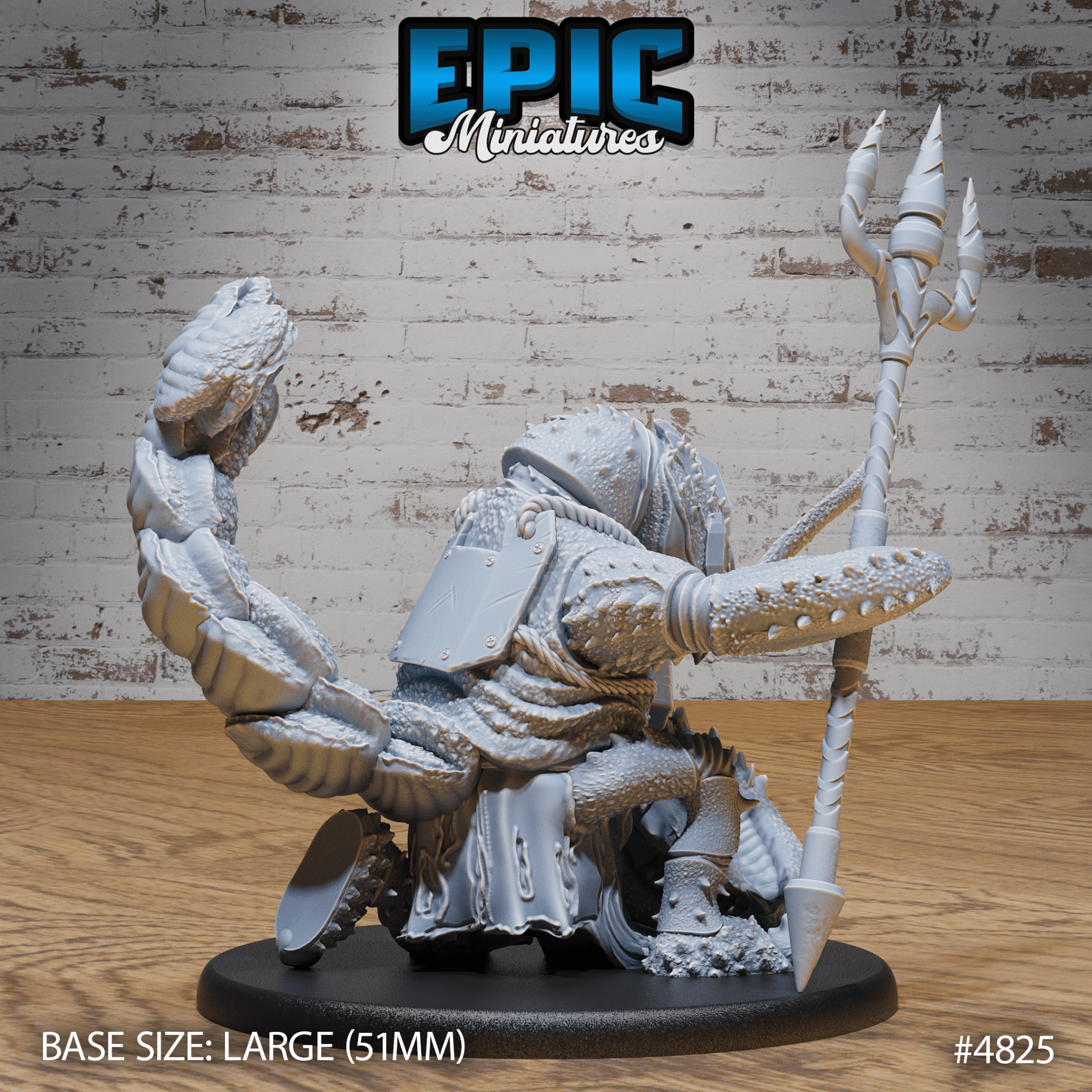 Lobster Folk Warrior 4823 - 4825 by Epic Miniatures - Mysterious Ocean | DnD Tabletop Miniatures (28mm Scale) | Buy Online from The Home Crafters