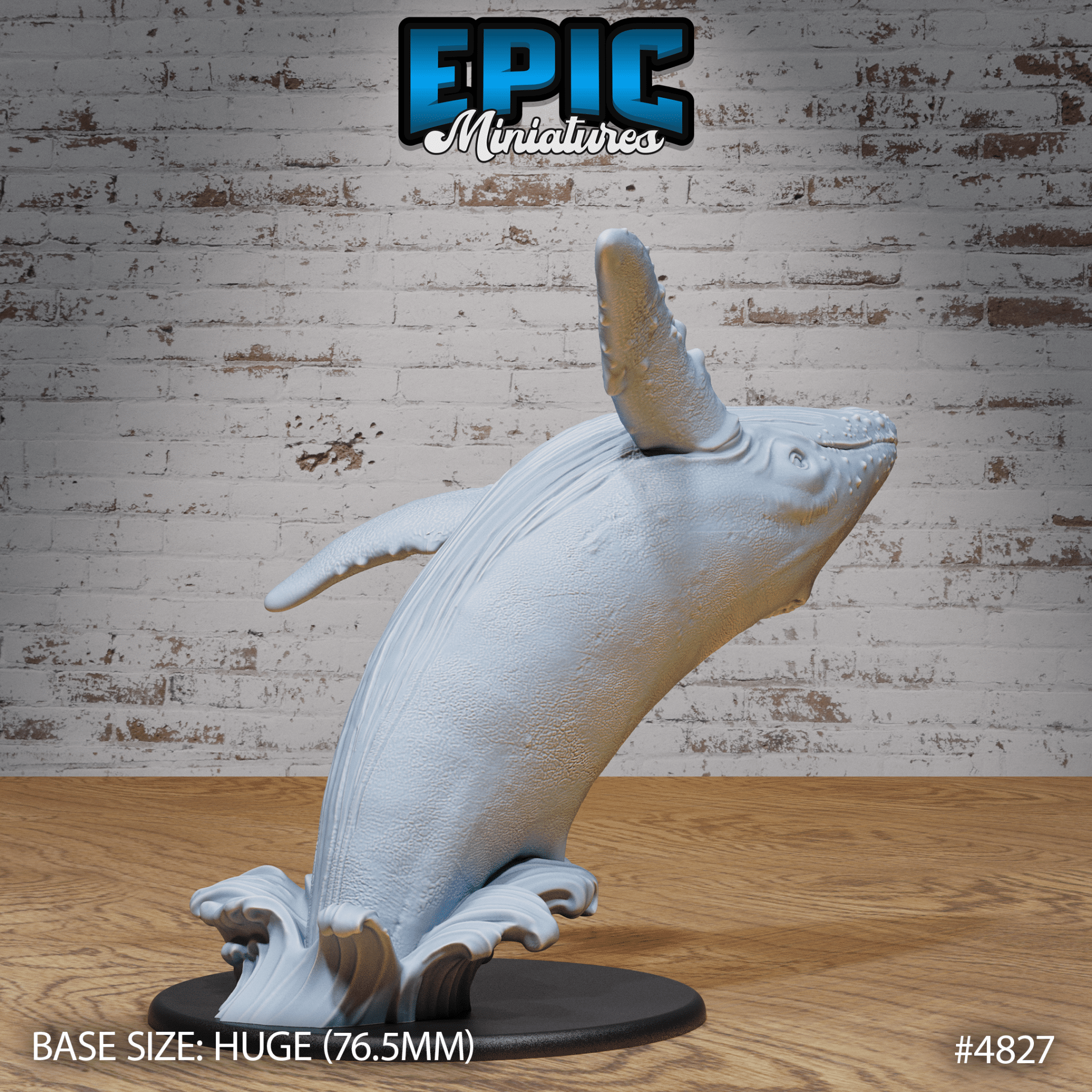 Humpback Whale 4826 - 4827 by Epic Miniatures - Mysterious Ocean | DnD Tabletop Miniatures (28mm Scale) | Buy Online from The Home Crafters