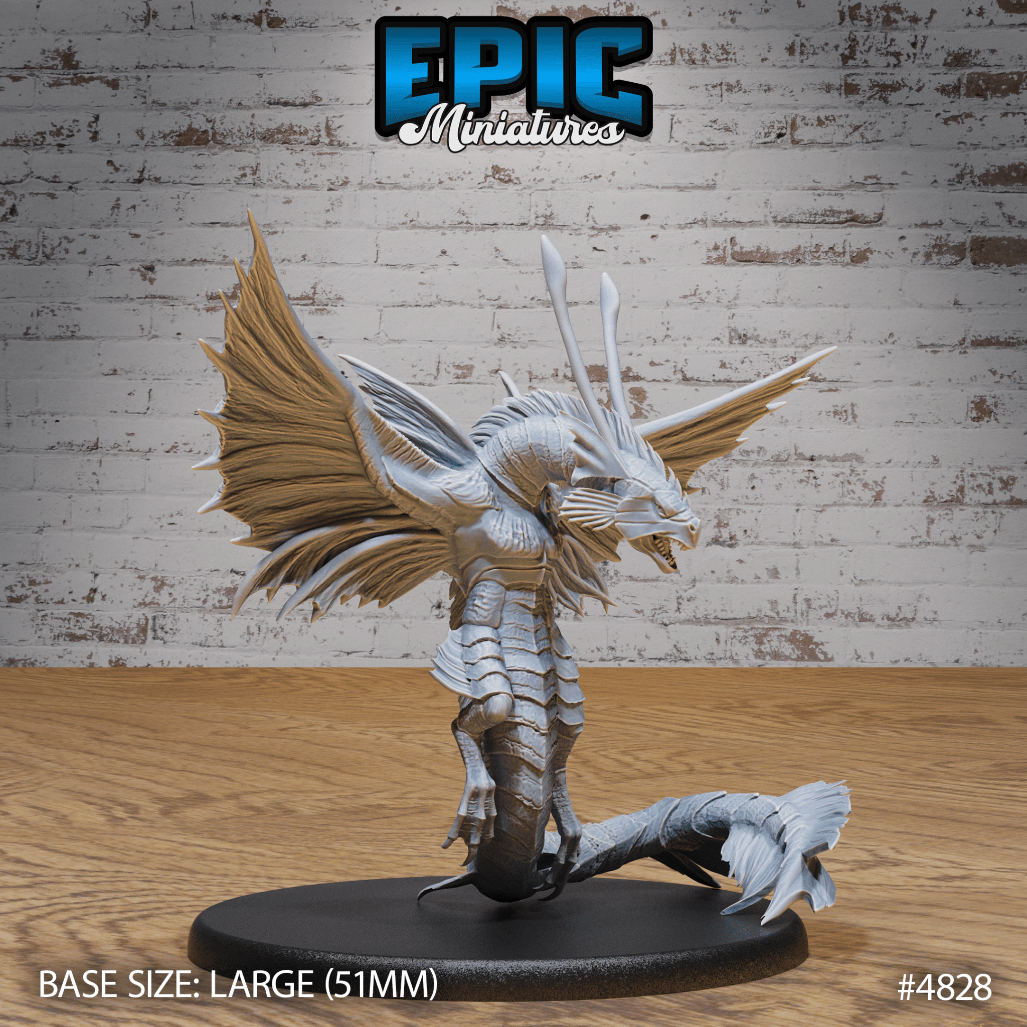 Ocean Wyvern 4828 - 4830 by Epic Miniatures - Mysterious Ocean | DnD Tabletop Miniatures (28mm Scale) | Buy Online from The Home Crafters