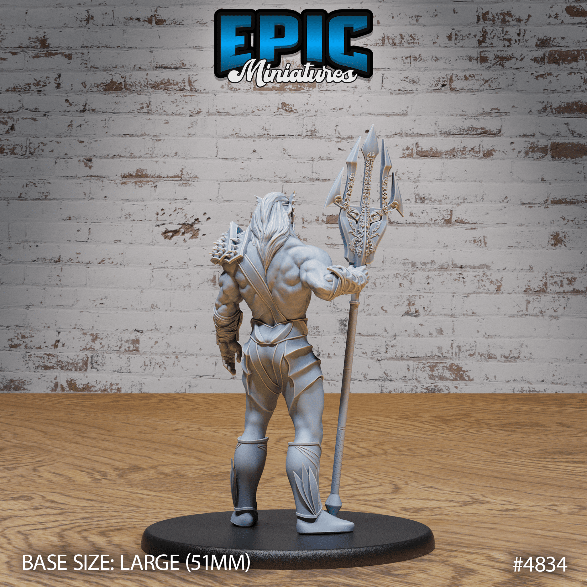 God Triton Avatar by Epic Miniatures | 28mm Scale D&D Tabletop Miniature | Buy Online from The Home Crafters
