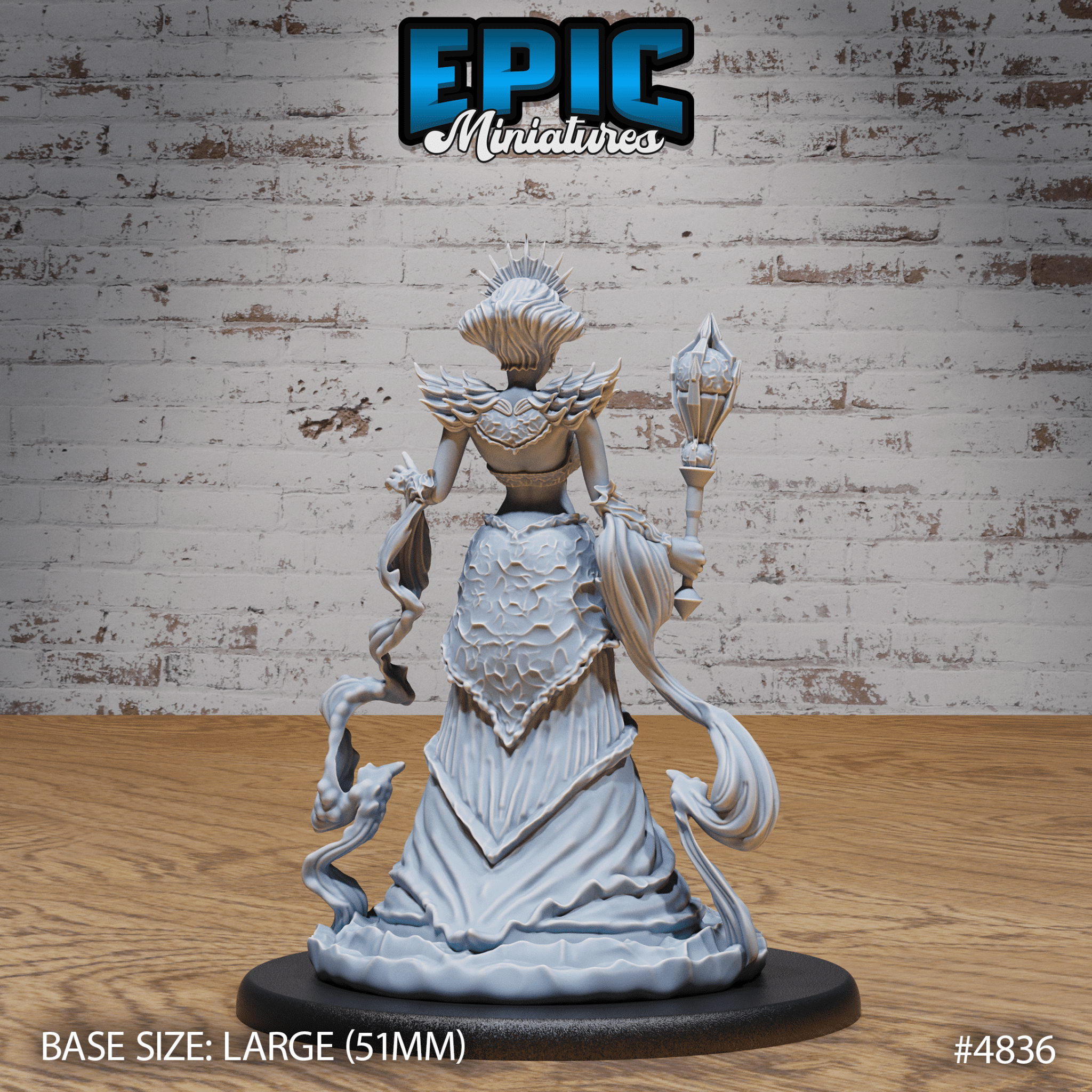 Undine Princess 4836 - 4838 by Epic Miniatures | 28mm Scale D&D Tabletop Miniature | Buy Online from The Home Crafters