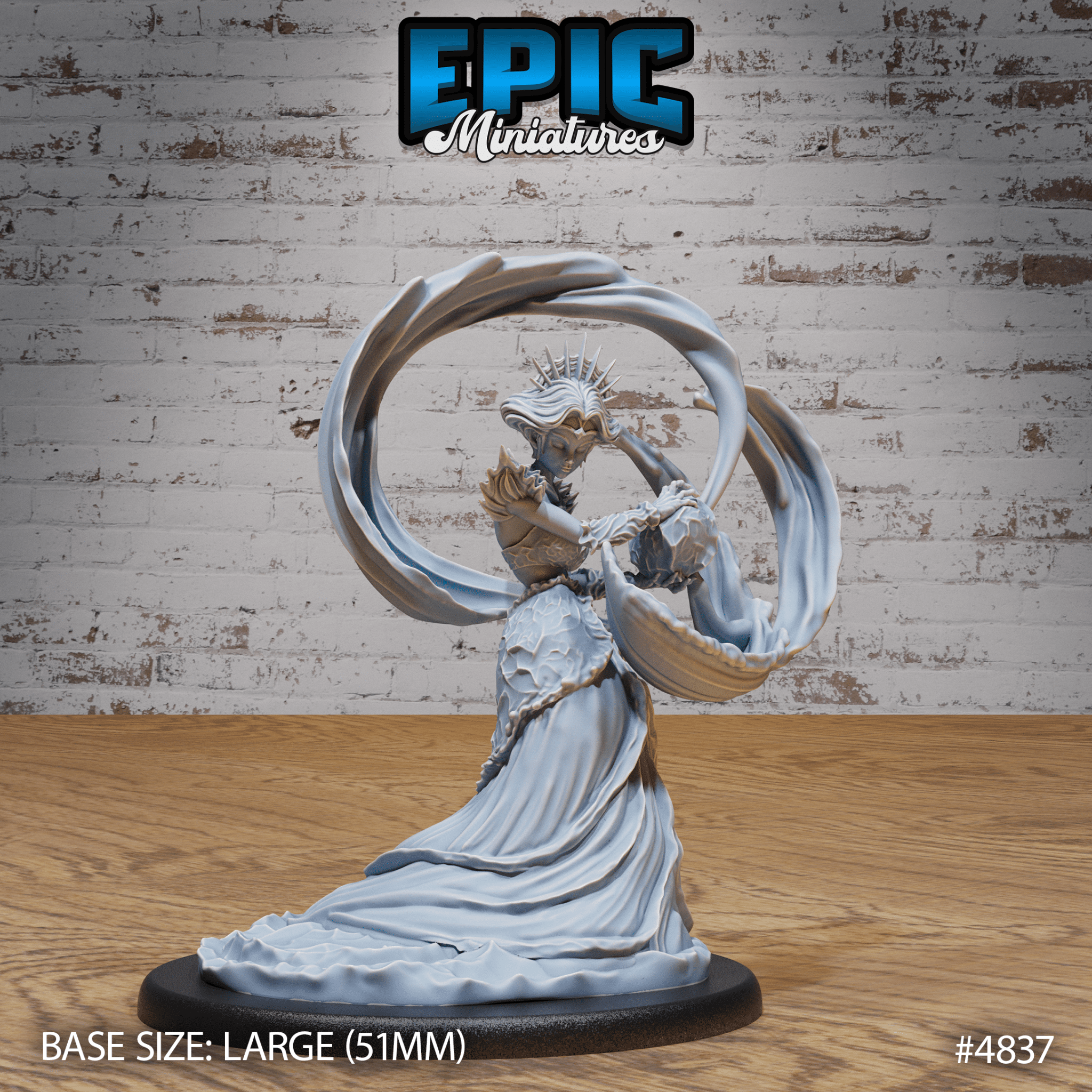 Undine Princess 4836 - 4838 by Epic Miniatures | 28mm Scale D&D Tabletop Miniature | Buy Online from The Home Crafters