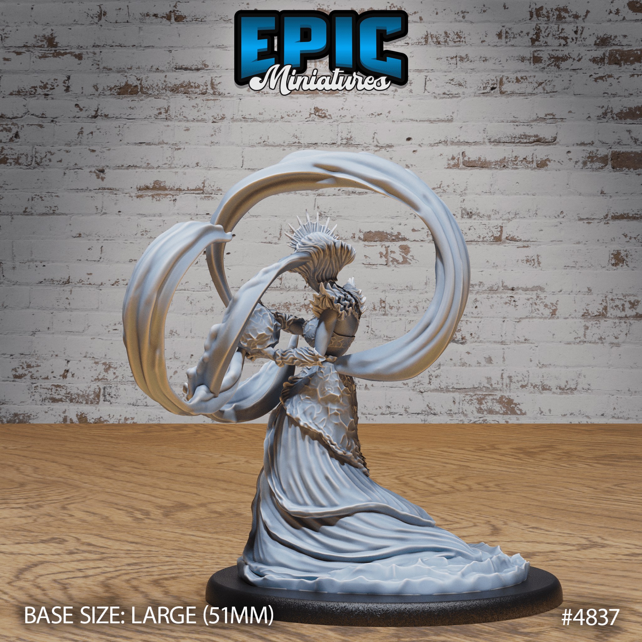 Undine Princess 4836 - 4838 by Epic Miniatures | 28mm Scale D&D Tabletop Miniature | Buy Online from The Home Crafters