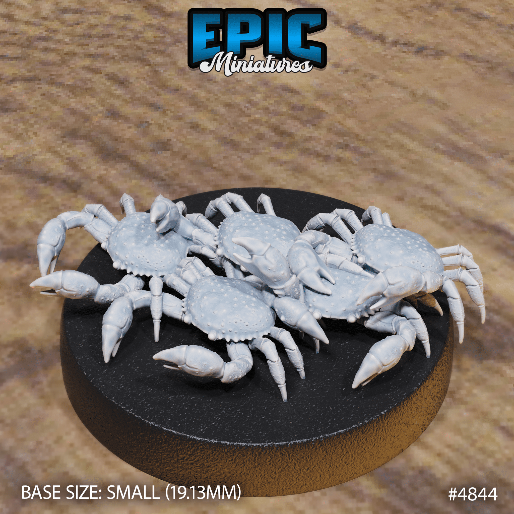 Crab Swarm 4844 - 4845 by Epic Miniatures | 28mm Scale D&D Tabletop Miniature | Buy Online from The Home Crafters