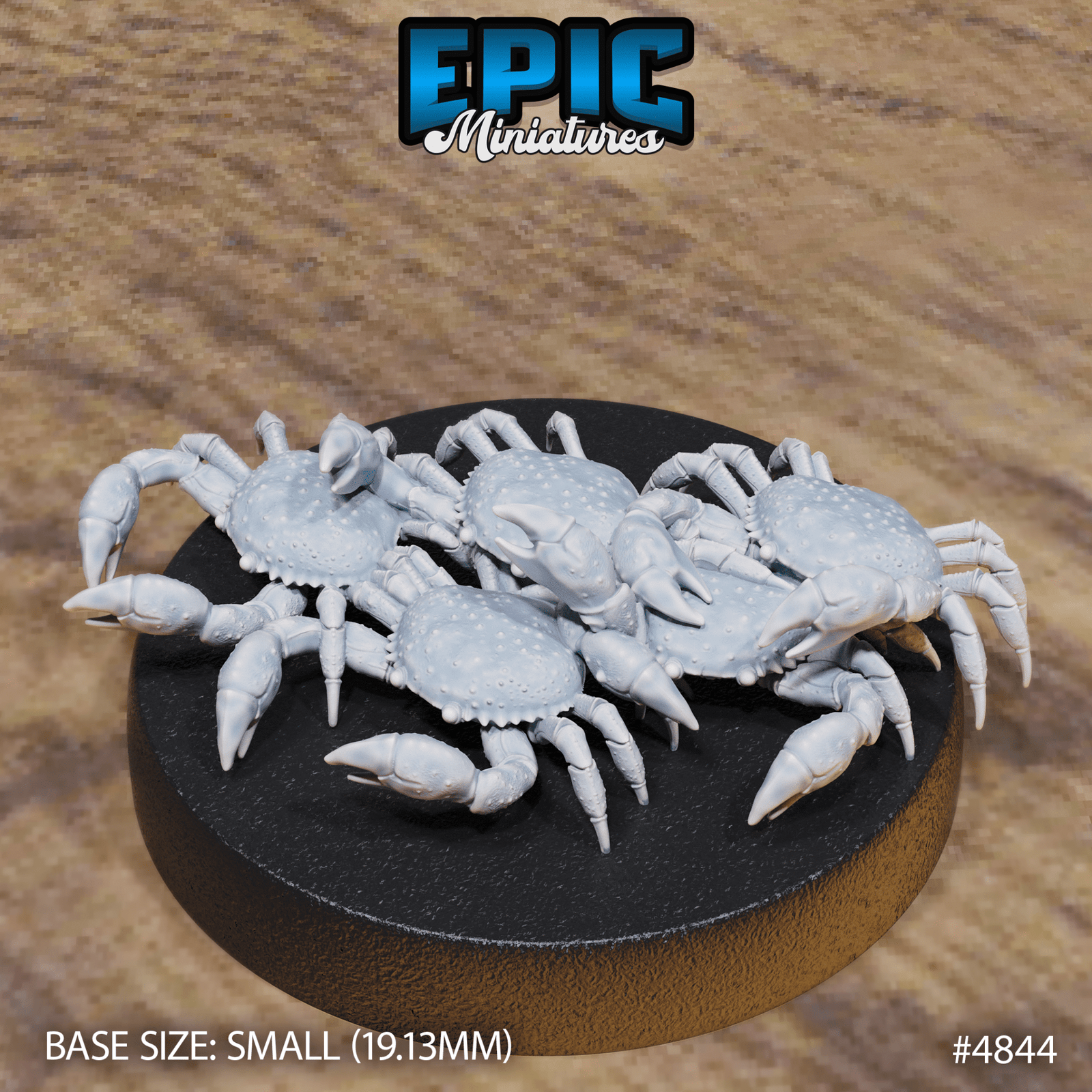 Crab Swarm 4844 - 4845 by Epic Miniatures | 28mm Scale D&D Tabletop Miniature | Buy Online from The Home Crafters