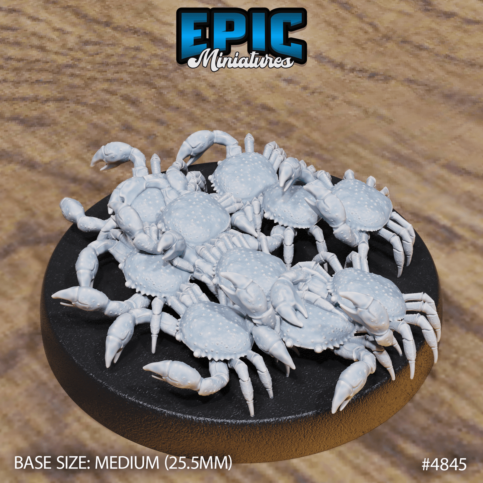Crab Swarm 4844 - 4845 by Epic Miniatures | 28mm Scale D&D Tabletop Miniature | Buy Online from The Home Crafters