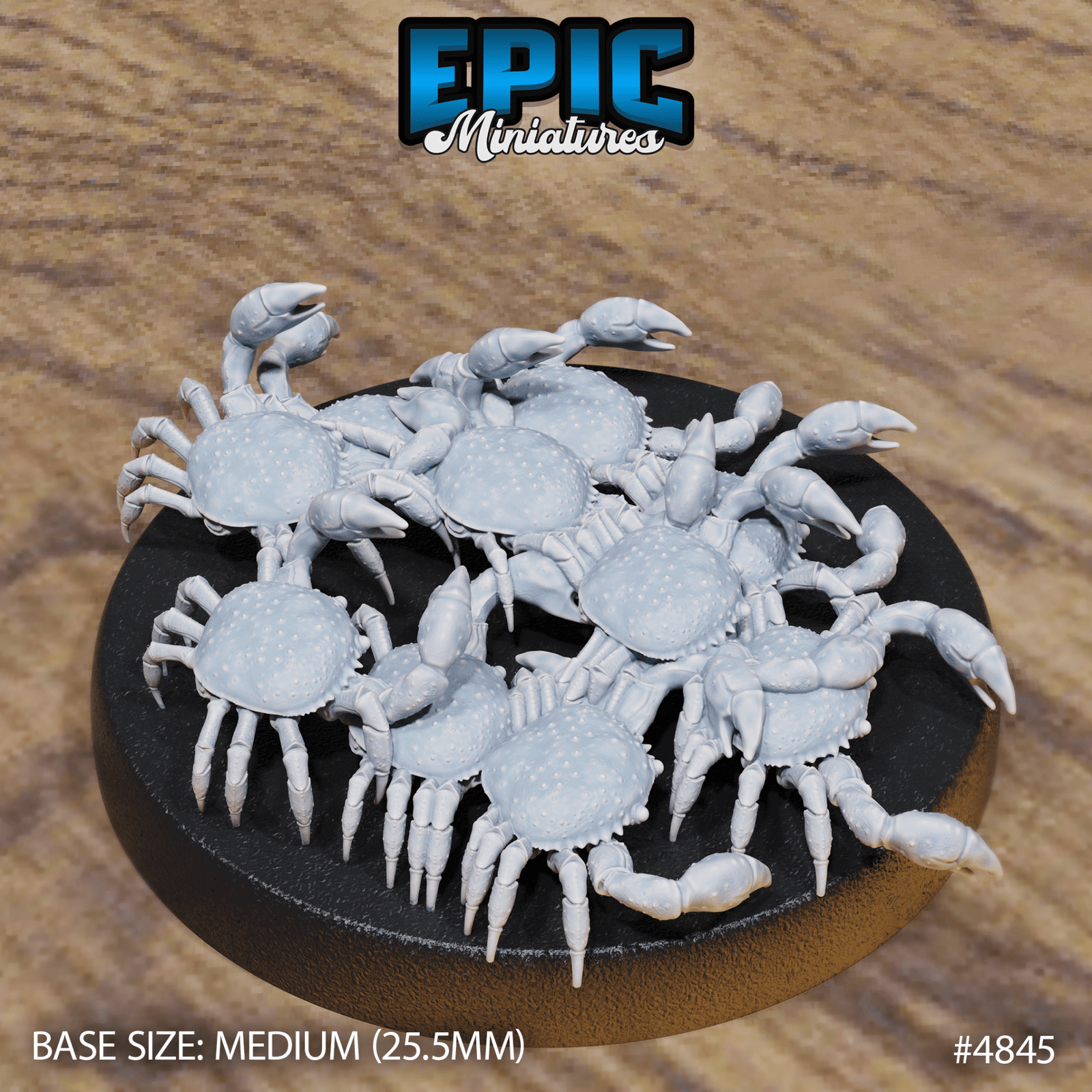 Crab Swarm 4844 - 4845 by Epic Miniatures | 28mm Scale D&D Tabletop Miniature | Buy Online from The Home Crafters