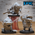 Catfish Folk 4846 - 4848 by Epic Miniatures | 28mm Scale D&D Tabletop Miniature | Buy Online from The Home Crafters