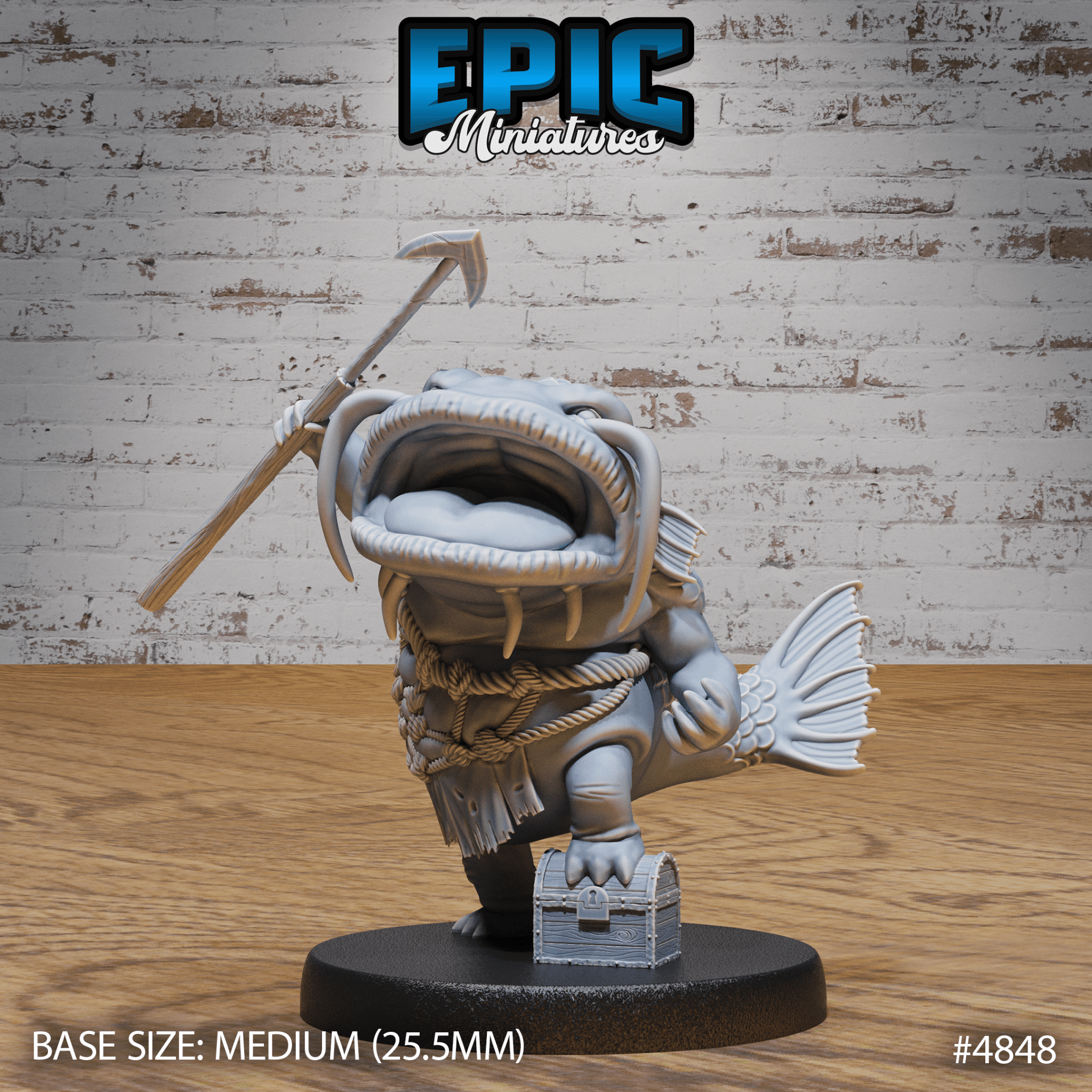 Catfish Folk 4846 - 4848 by Epic Miniatures | 28mm Scale D&D Tabletop Miniature | Buy Online from The Home Crafters