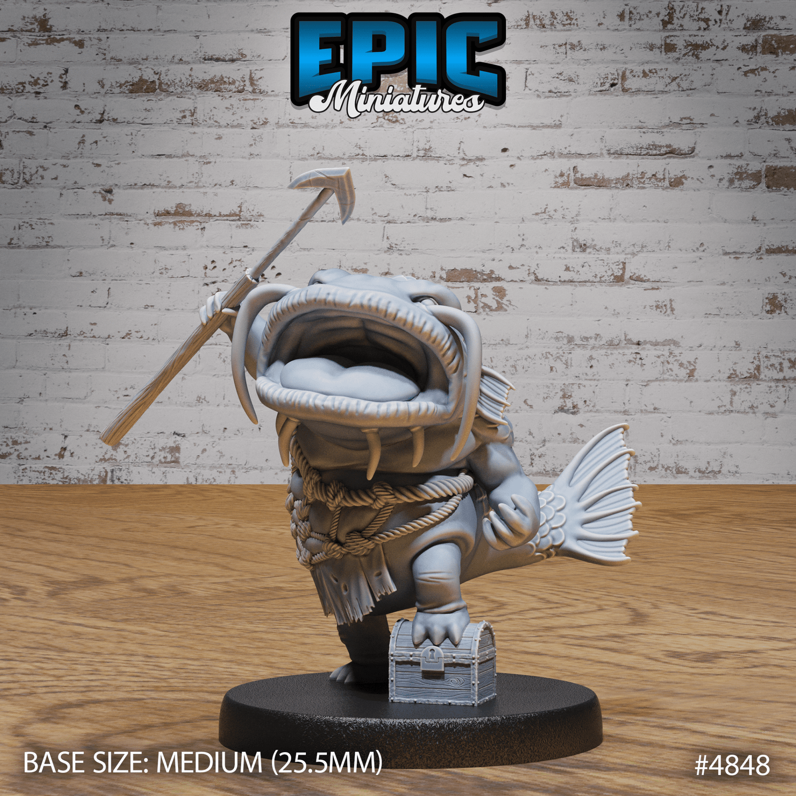 Catfish Folk 4846 - 4848 by Epic Miniatures | 28mm Scale D&D Tabletop Miniature | Buy Online from The Home Crafters