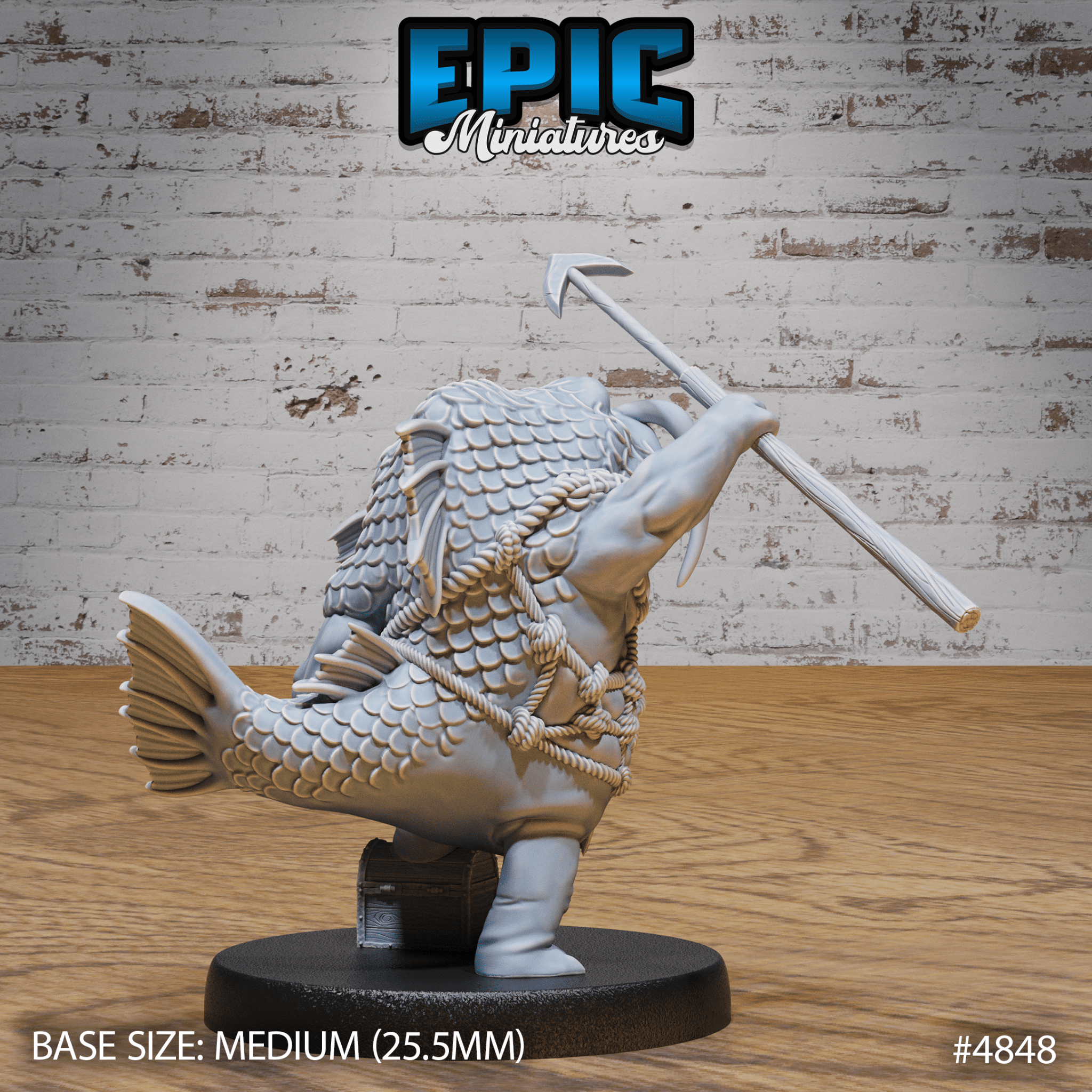 Catfish Folk 4846 - 4848 by Epic Miniatures | 28mm Scale D&D Tabletop Miniature | Buy Online from The Home Crafters