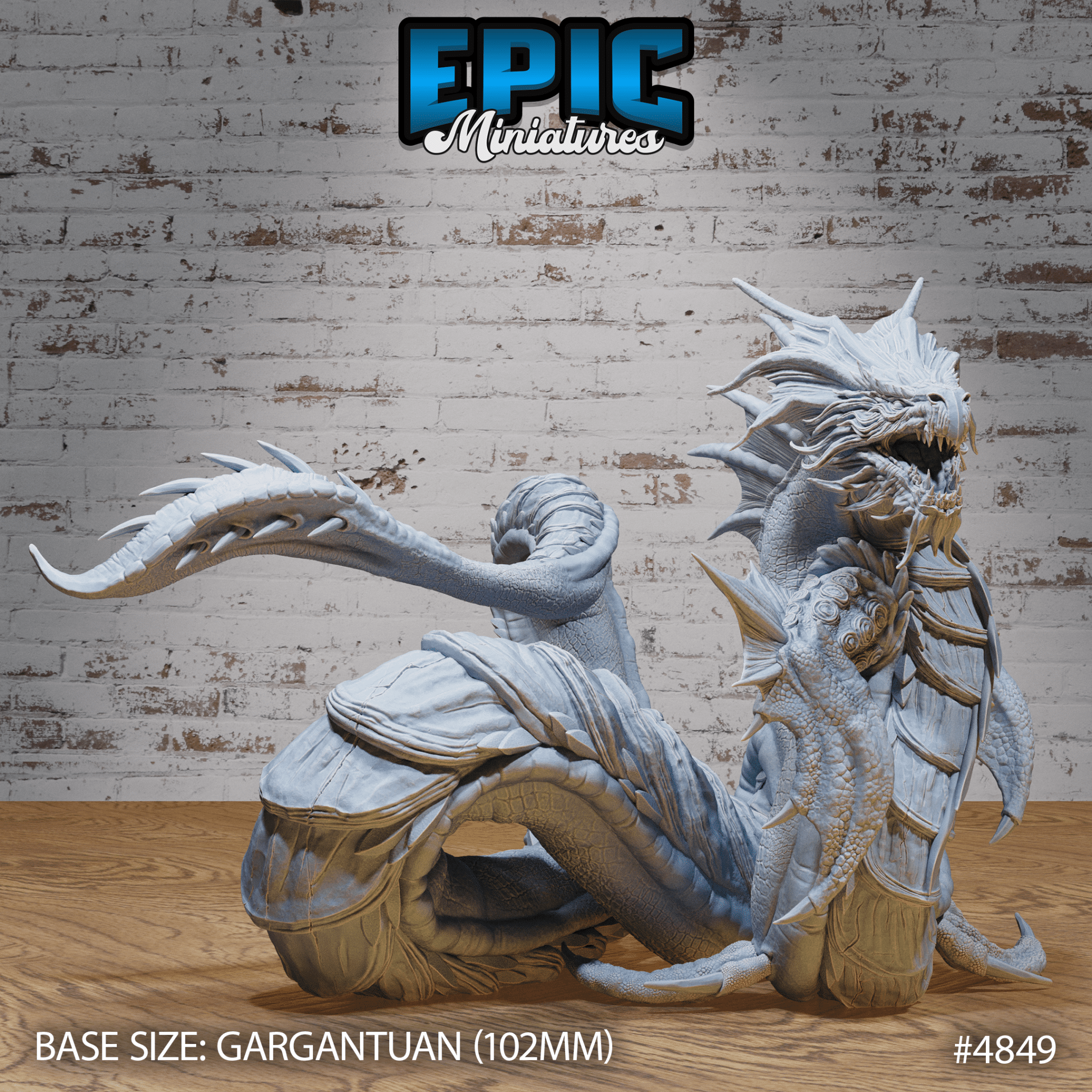 Ancient Leviathan | Mysterious Ocean by Epic Miniatures | 28mm Gargantuan Ocean Beast for D&D Tabletop | Buy Online from The Home Crafters
