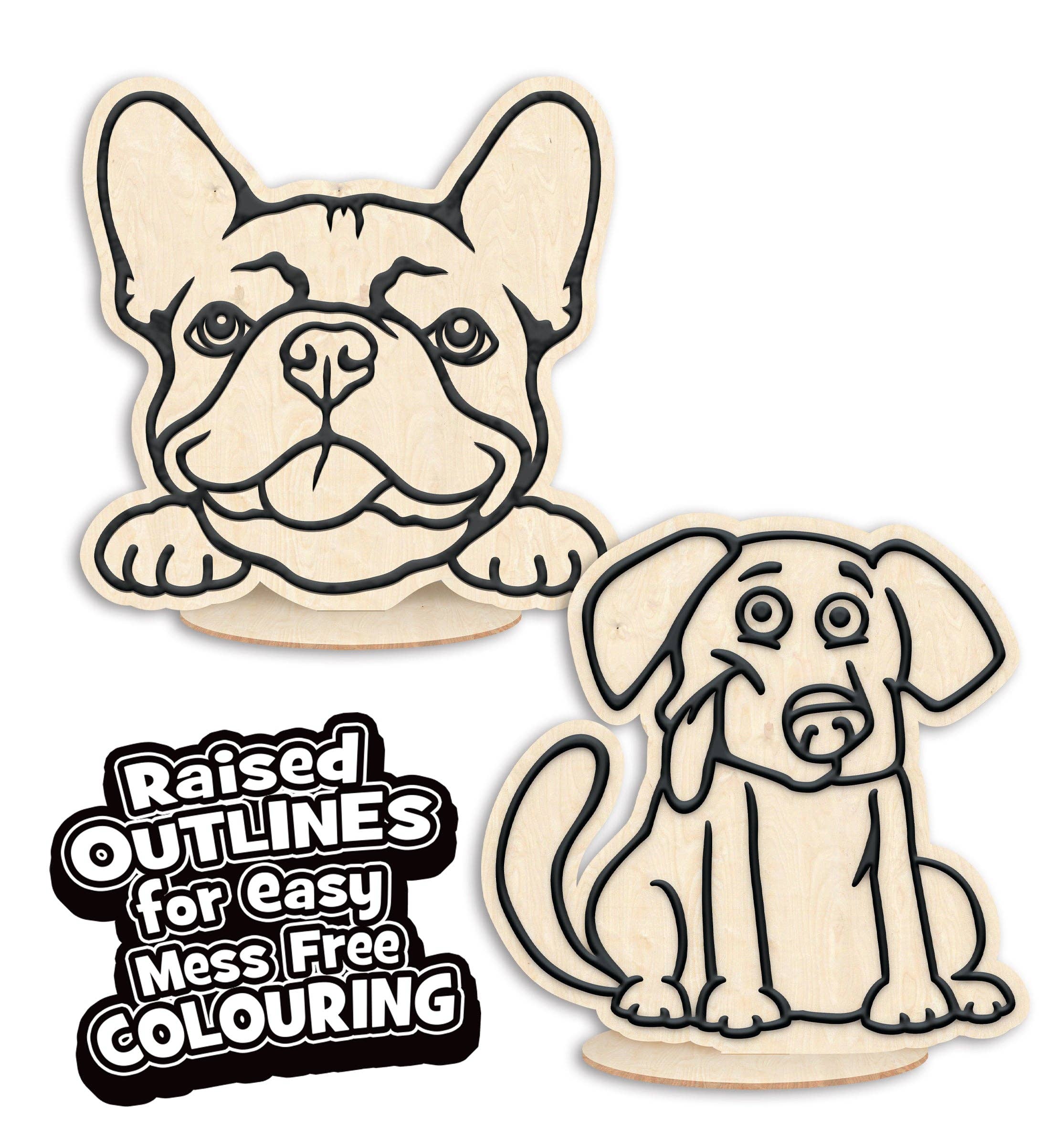 Dog Clay Colouring Kit