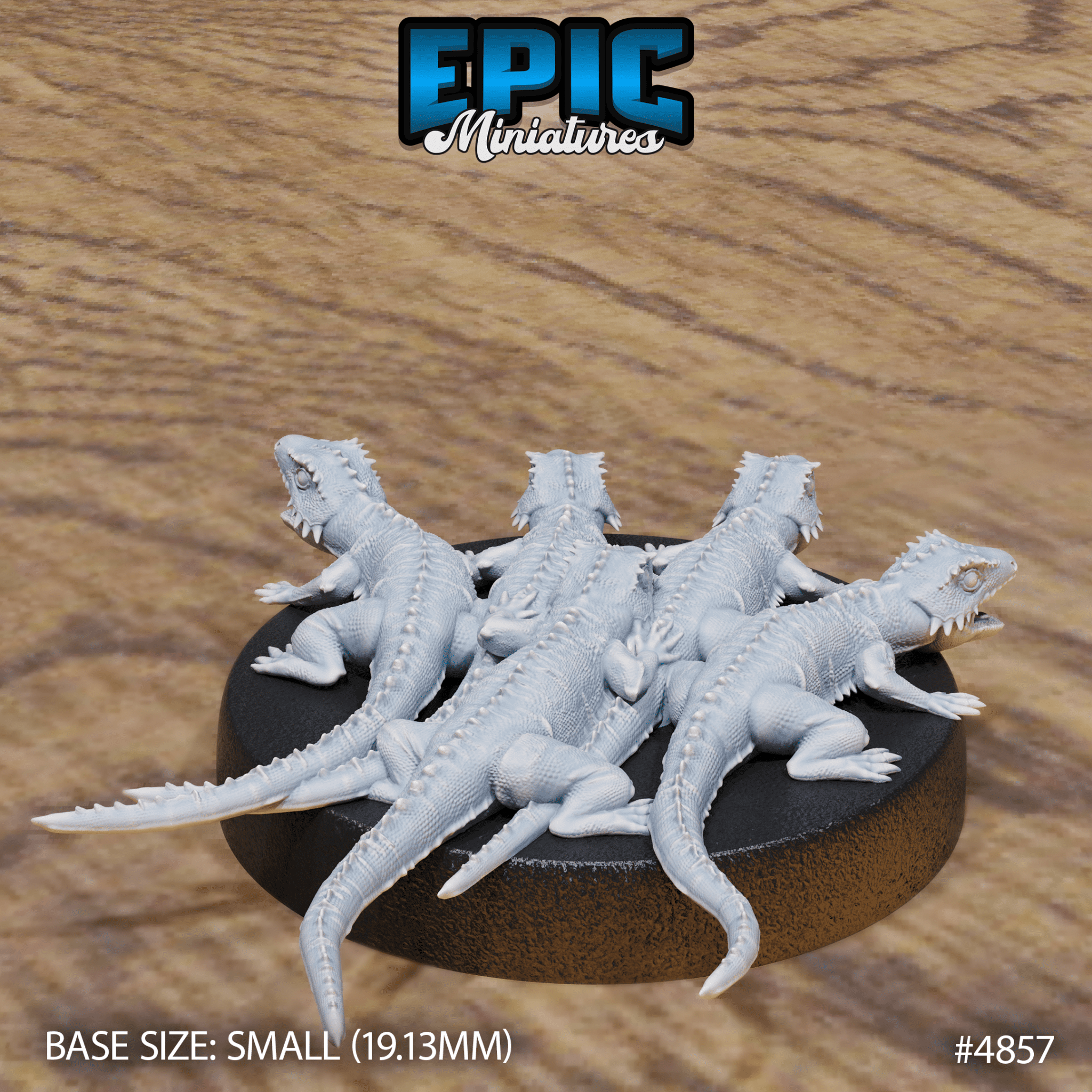 Lizard Swarm Set (4857 - 4858) by Epic Miniatures | D&D Tabletop Miniatures | Buy Online from The Home Crafters