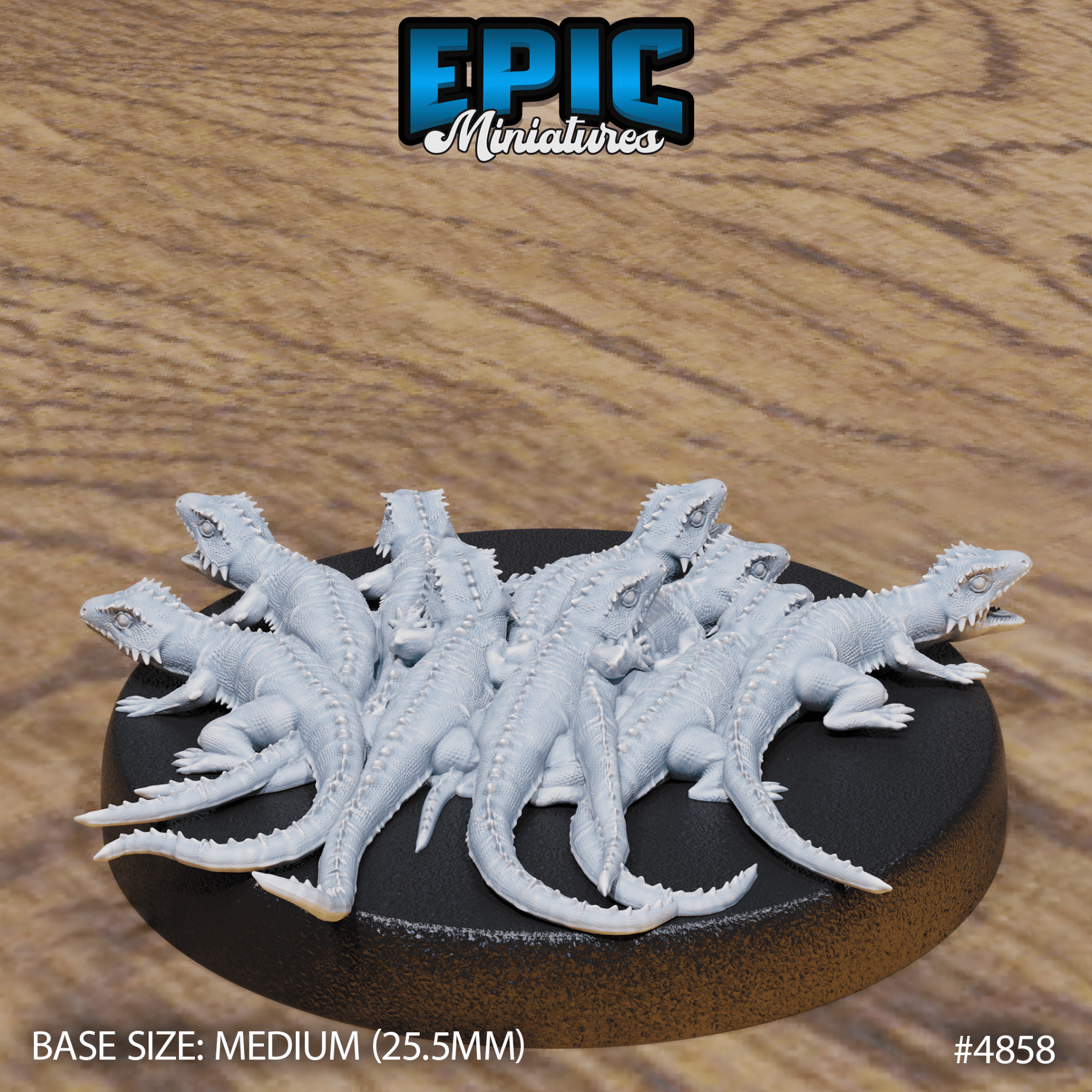 Lizard Swarm Set (4857 - 4858) by Epic Miniatures | D&D Tabletop Miniatures | Buy Online from The Home Crafters
