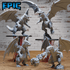 Bipedal Dragon Set (4859 - 4862) by Epic Miniatures | D&D Tabletop Miniatures | Buy Online from The Home Crafters