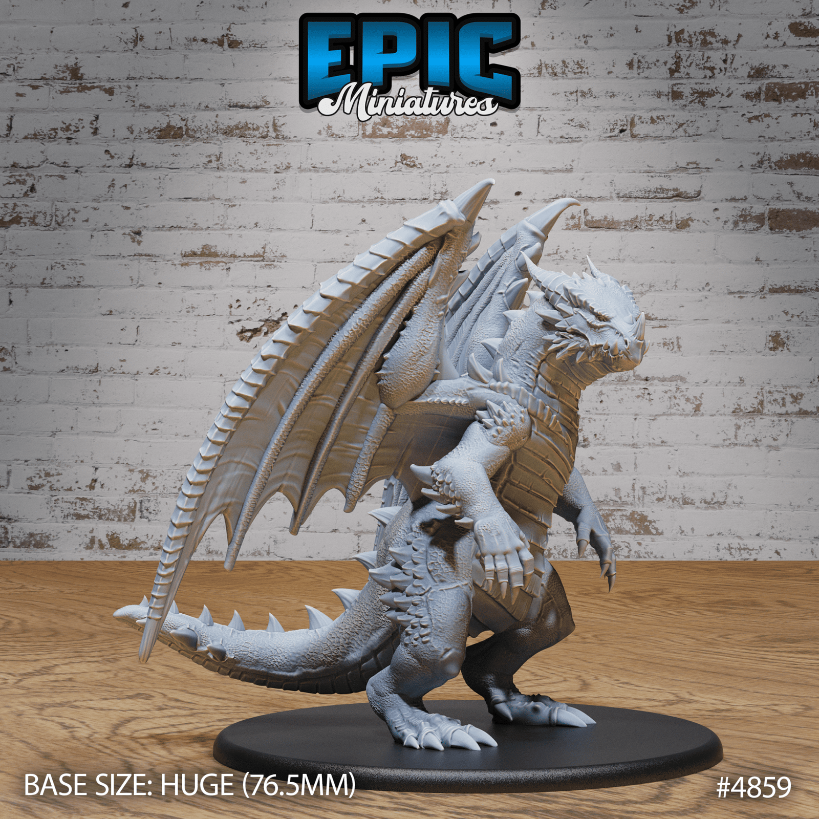 Bipedal Dragon Set (4859 - 4862) by Epic Miniatures | D&D Tabletop Miniatures | Buy Online from The Home Crafters