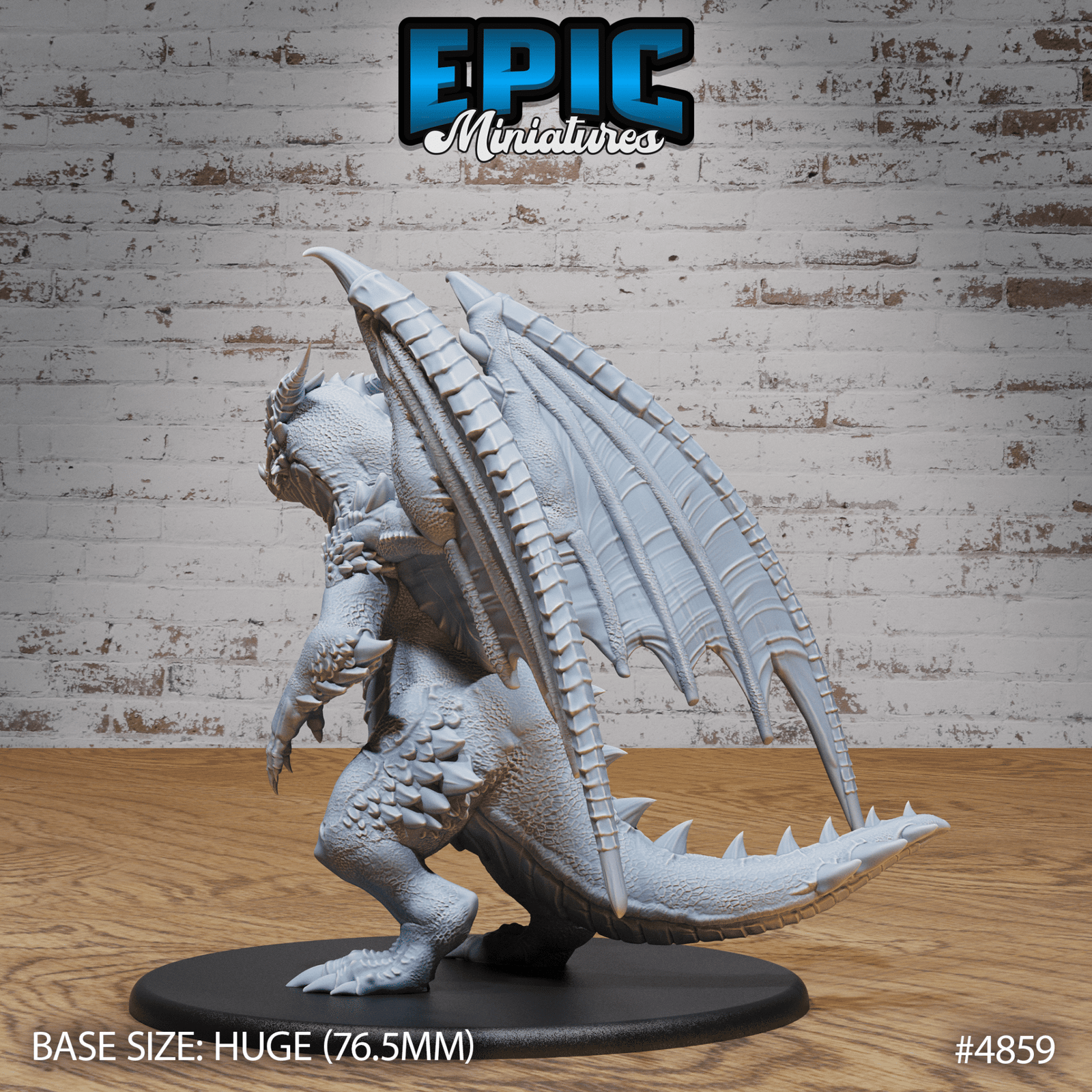 Bipedal Dragon Set (4859 - 4862) by Epic Miniatures | D&D Tabletop Miniatures | Buy Online from The Home Crafters