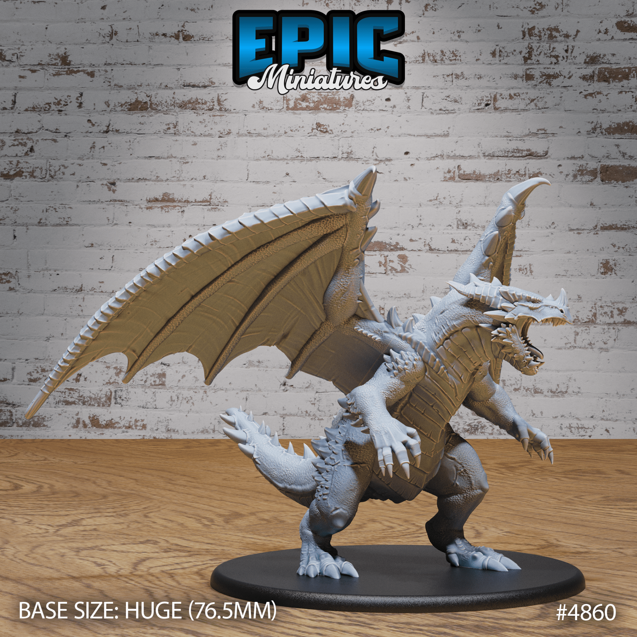 Bipedal Dragon Set (4859 - 4862) by Epic Miniatures | D&D Tabletop Miniatures | Buy Online from The Home Crafters
