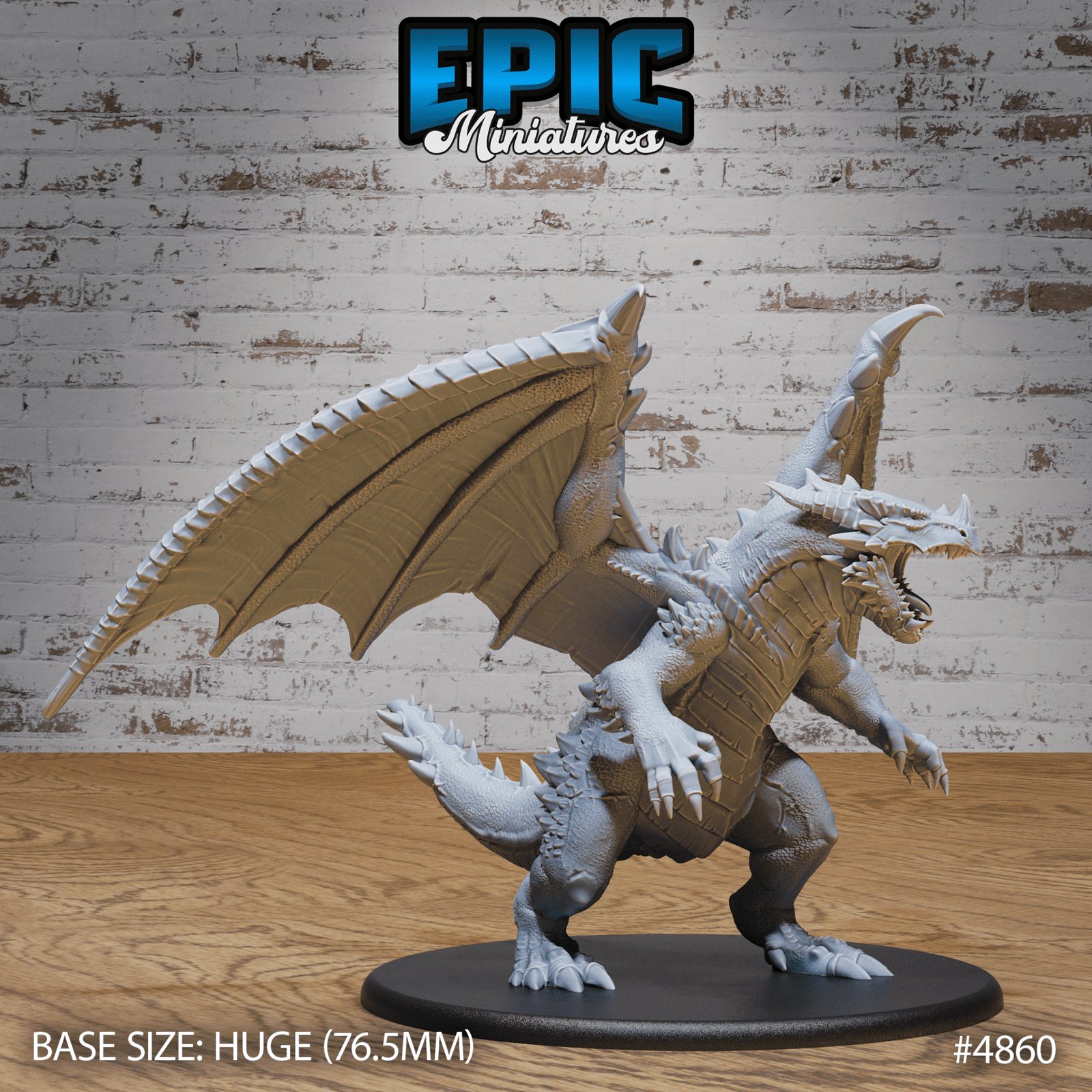 Bipedal Dragon Set (4859 - 4862) by Epic Miniatures | D&D Tabletop Miniatures | Buy Online from The Home Crafters