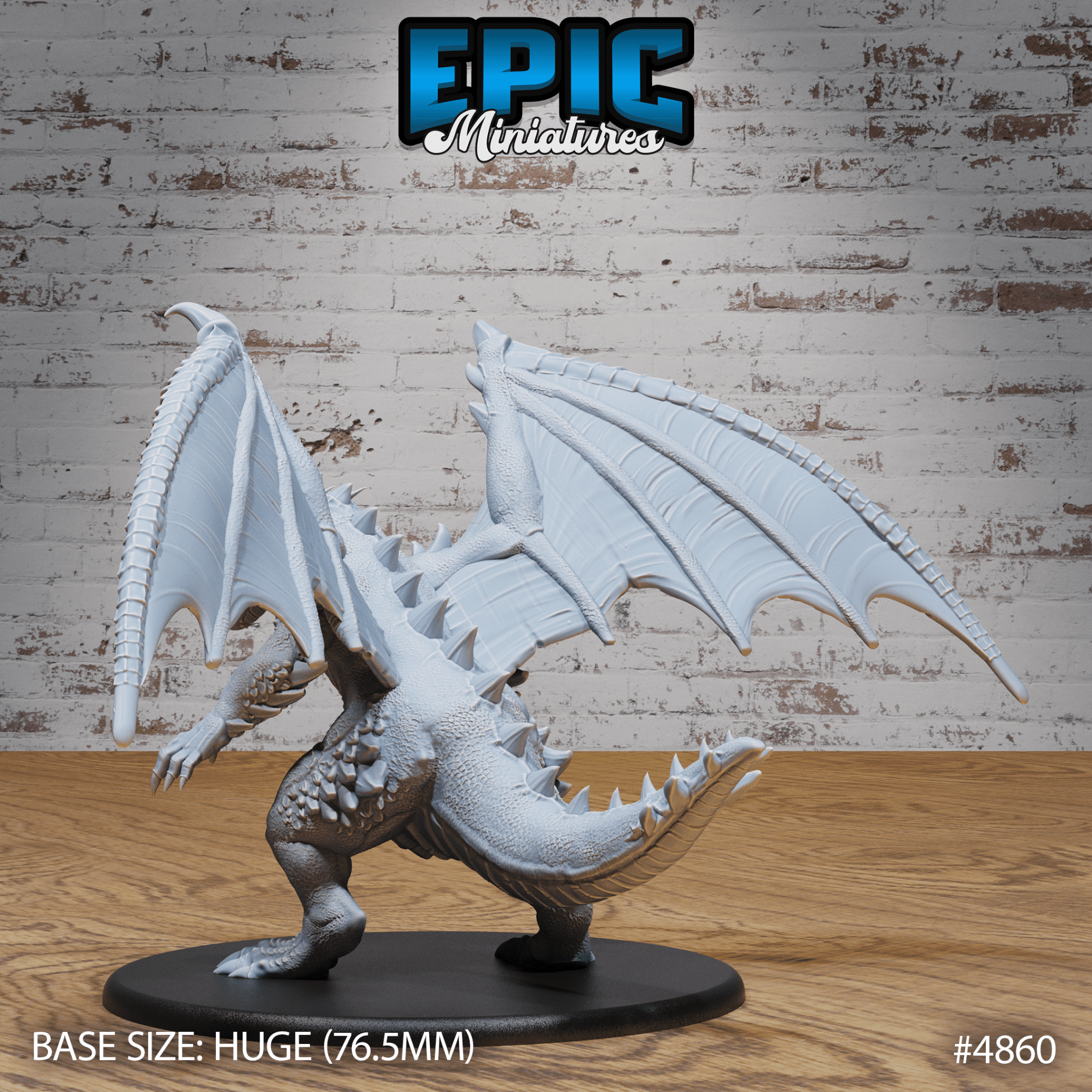 Bipedal Dragon Set (4859 - 4862) by Epic Miniatures | D&D Tabletop Miniatures | Buy Online from The Home Crafters