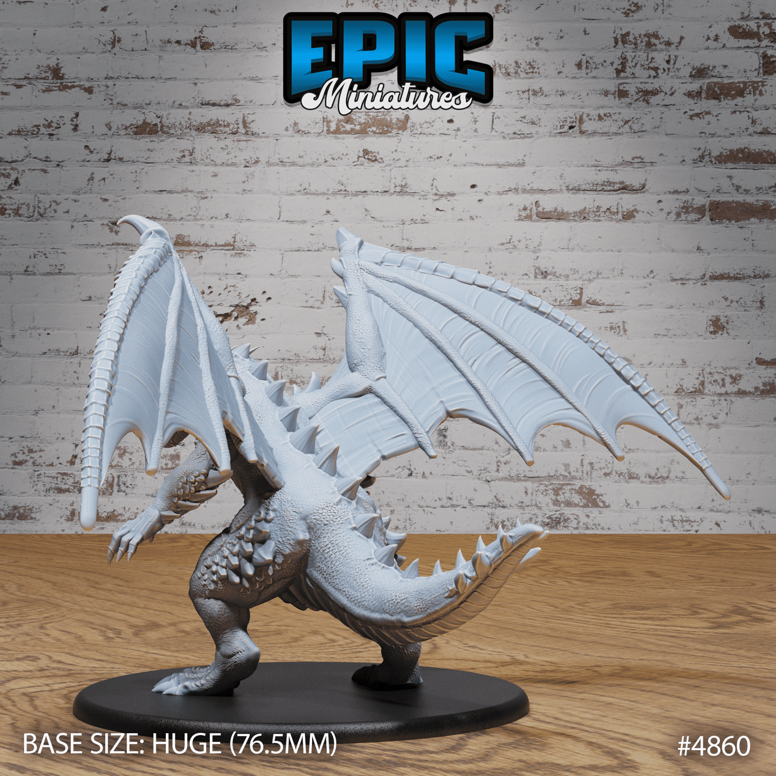 Bipedal Dragon Set (4859 - 4862) by Epic Miniatures | D&D Tabletop Miniatures | Buy Online from The Home Crafters