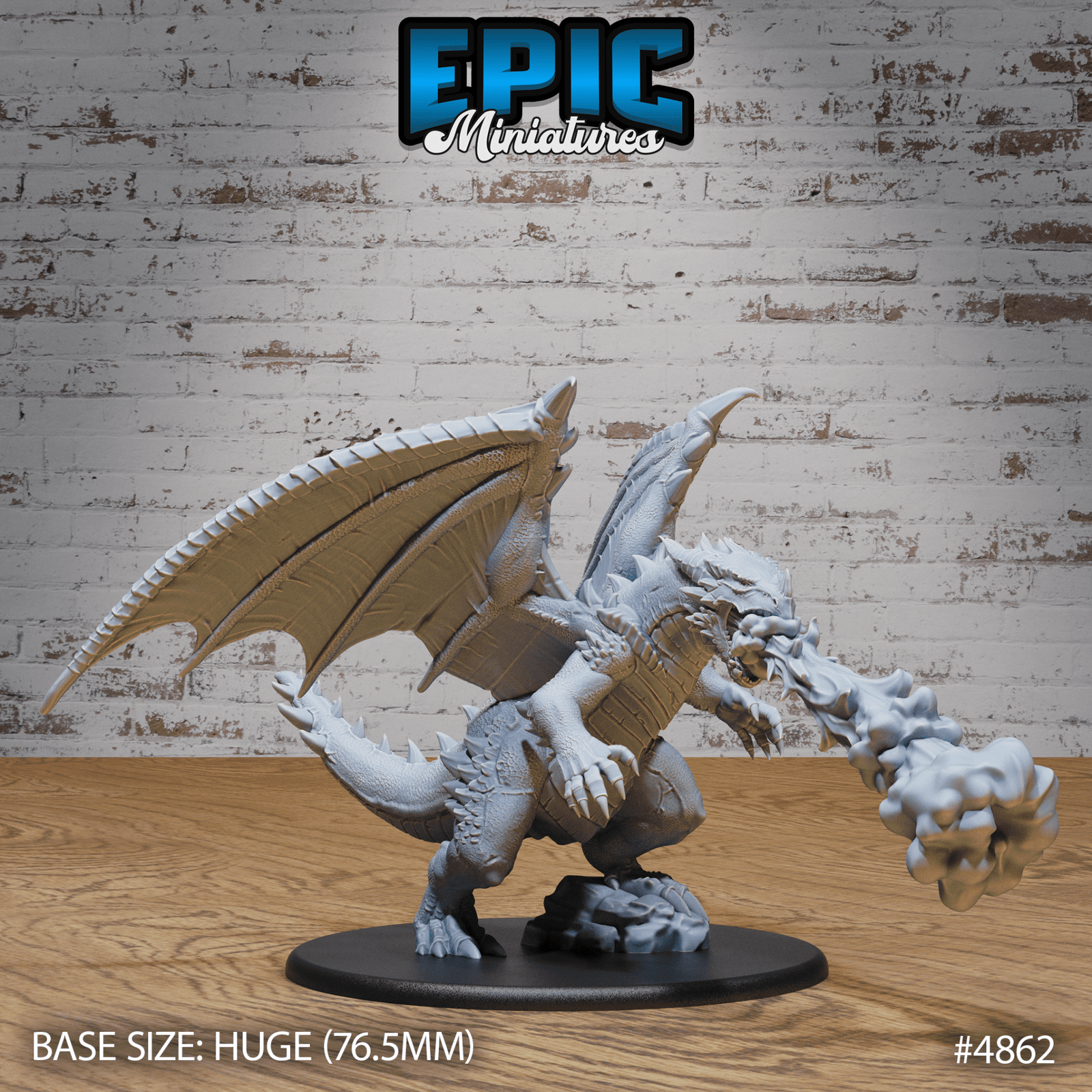 Bipedal Dragon Set (4859 - 4862) by Epic Miniatures | D&D Tabletop Miniatures | Buy Online from The Home Crafters