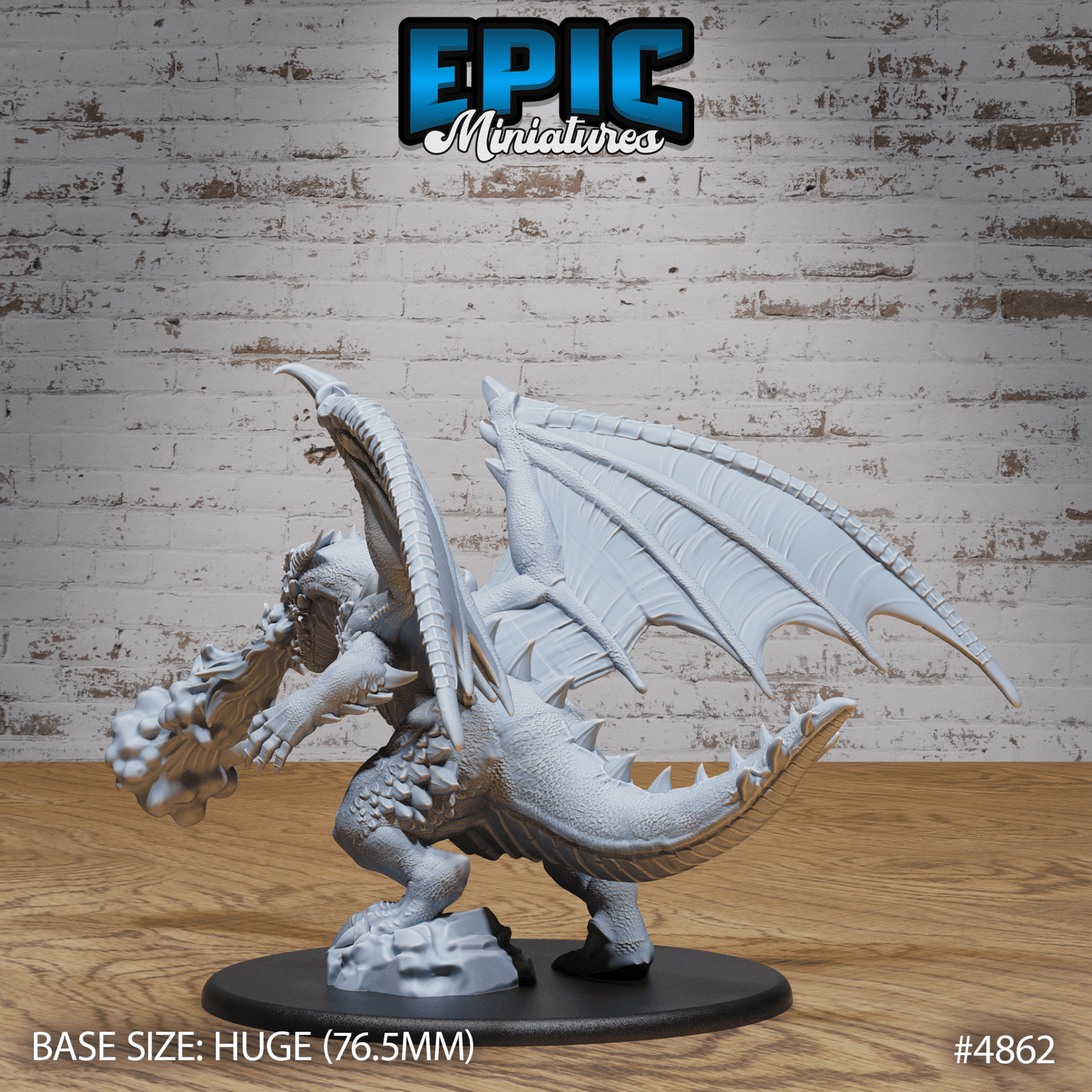 Bipedal Dragon Set (4859 - 4862) by Epic Miniatures | D&D Tabletop Miniatures | Buy Online from The Home Crafters