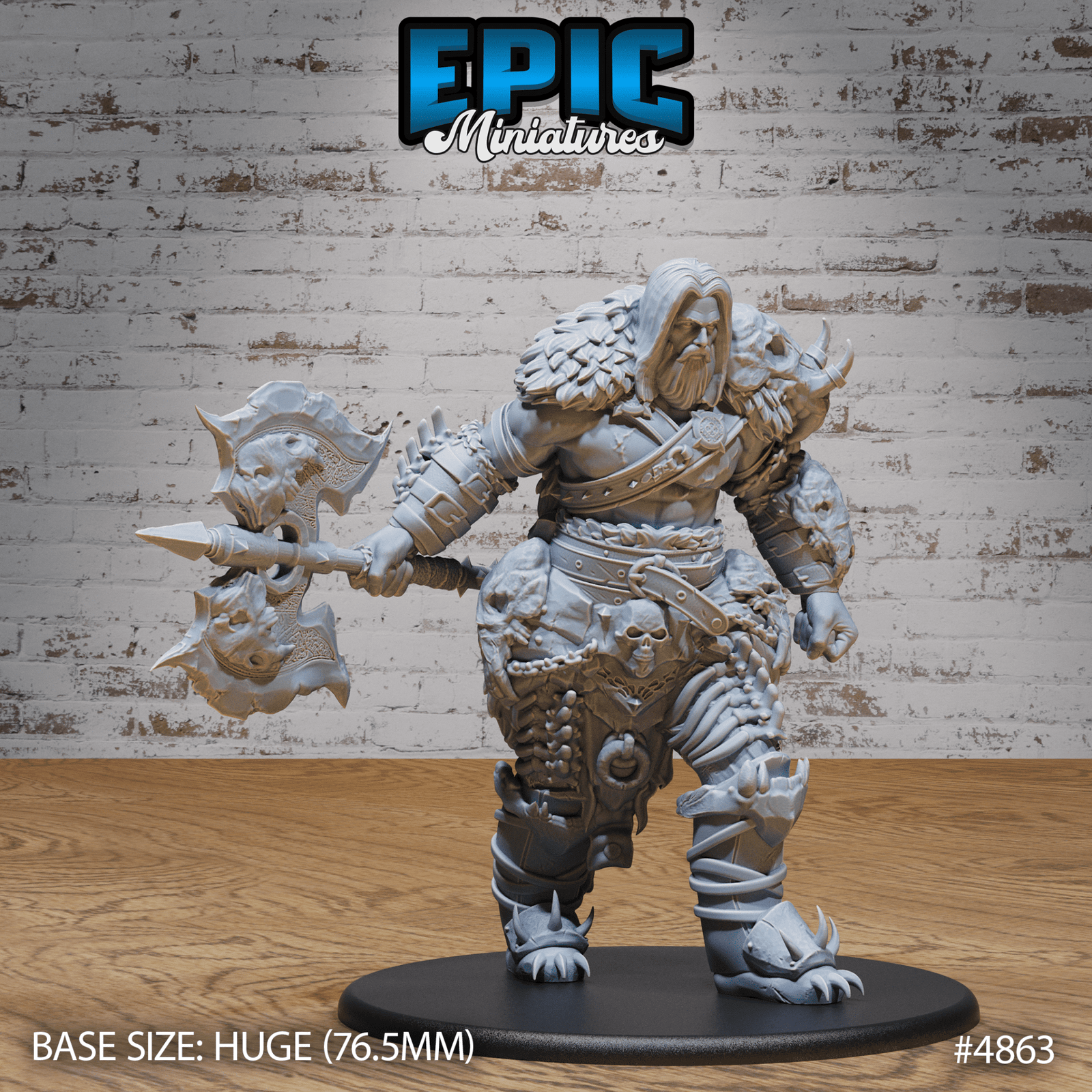 Giant Dragon Hunter Set (4863 - 4865) by Epic Miniatures | D&D Tabletop Miniatures | Buy Online from The Home Crafters