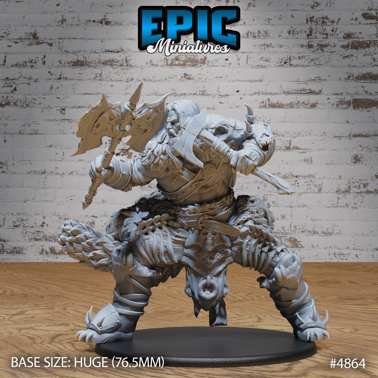 Giant Dragon Hunter Set (4863 - 4865) by Epic Miniatures | D&D Tabletop Miniatures | Buy Online from The Home Crafters