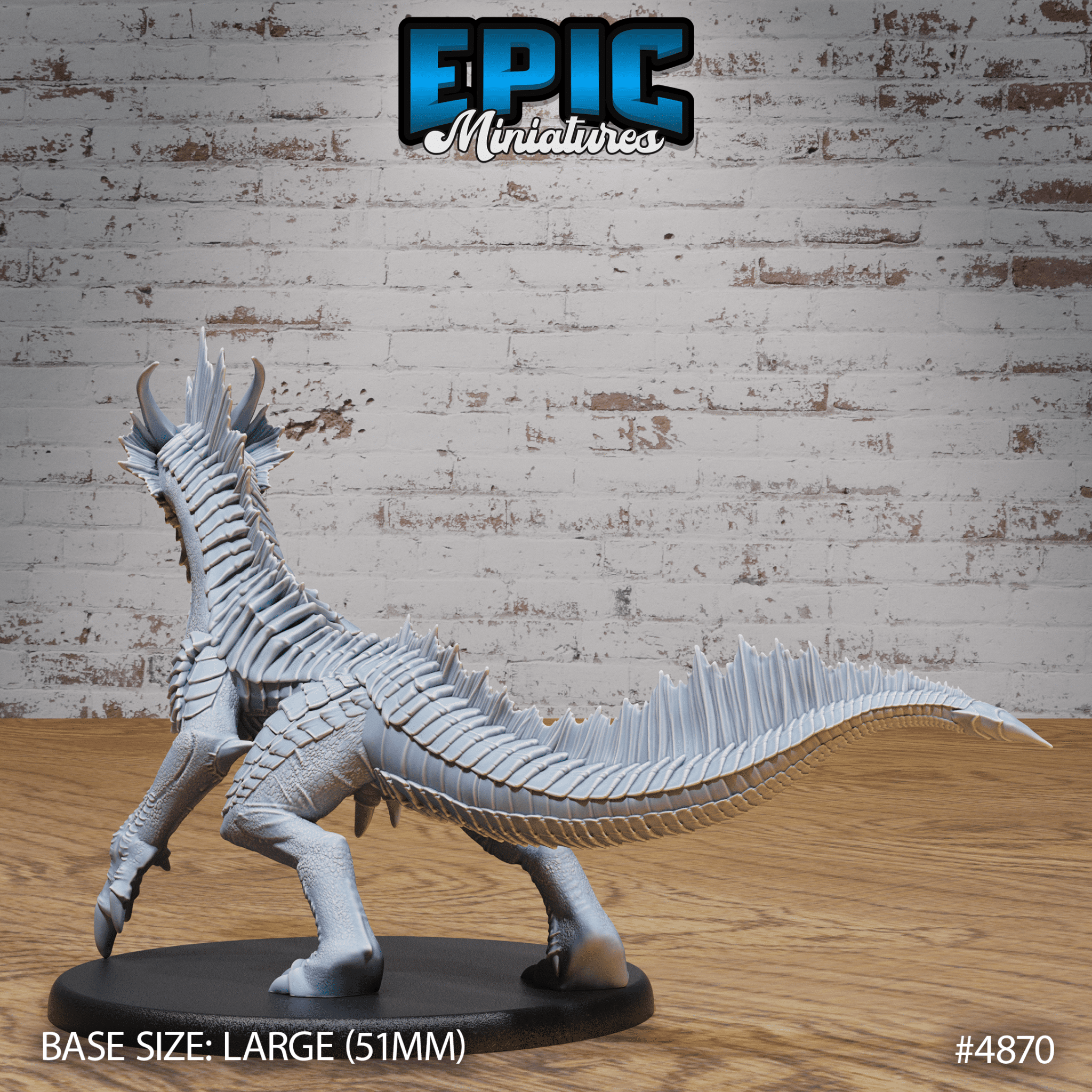Guard Drake Silver Miniature 4869 - 4871 | Epic Miniatures | D&D Tabletop RPG | Buy Online from The Home Crafters