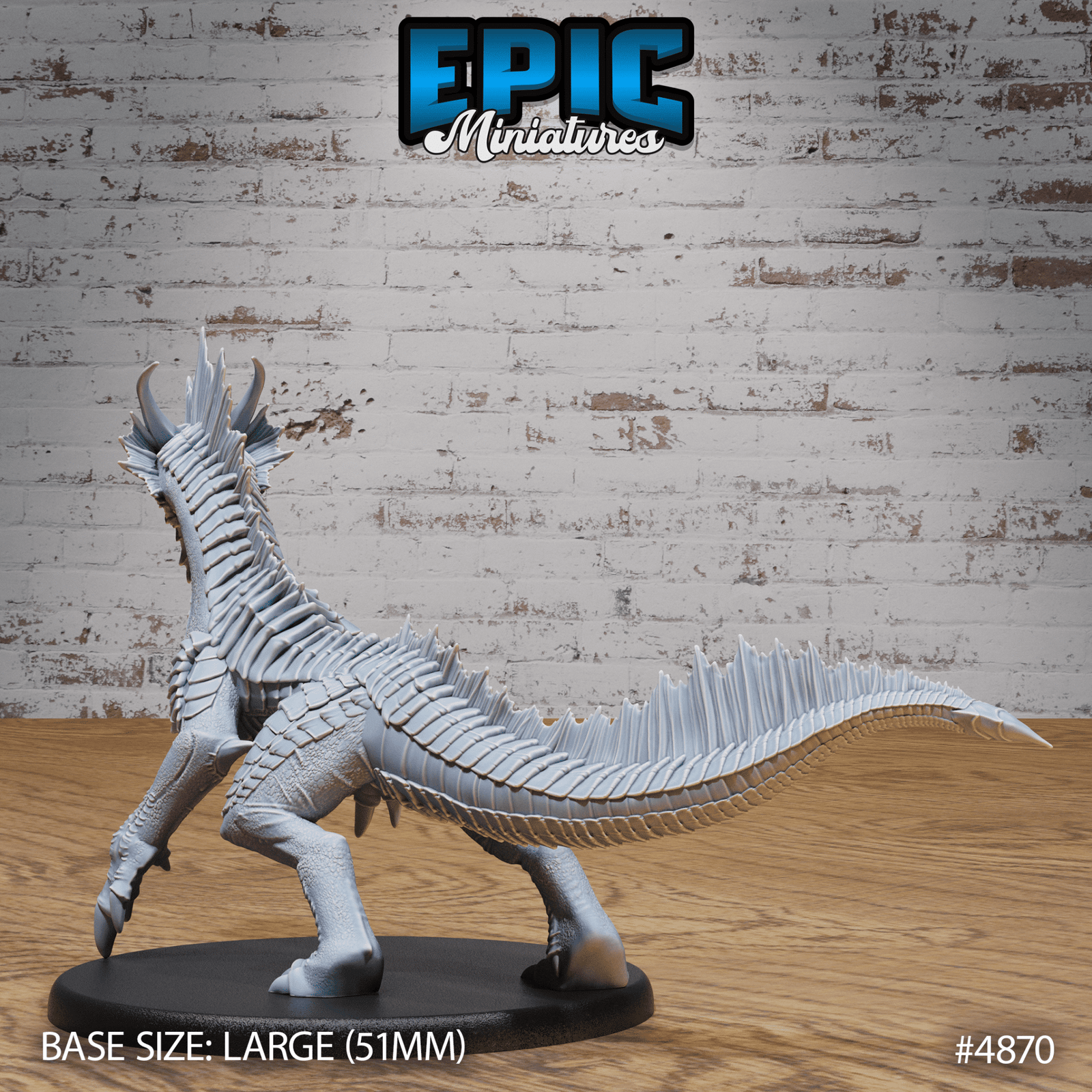 Guard Drake Silver Miniature 4869 - 4871 | Epic Miniatures | D&D Tabletop RPG | Buy Online from The Home Crafters