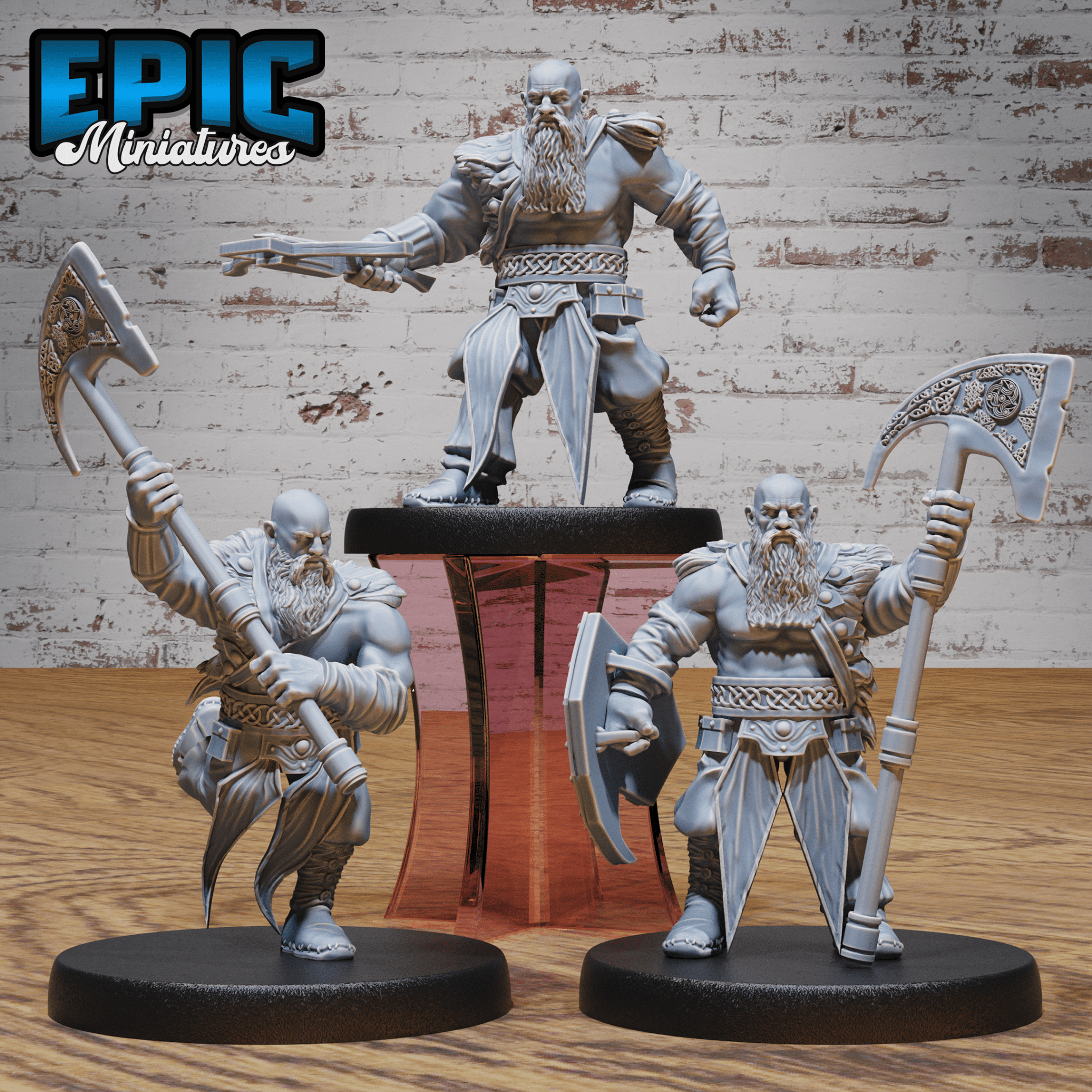 Dwarf Raider Miniature 4872 - 4874 | Epic Miniatures | D&D Tabletop RPG | Buy Online from The Home Crafters