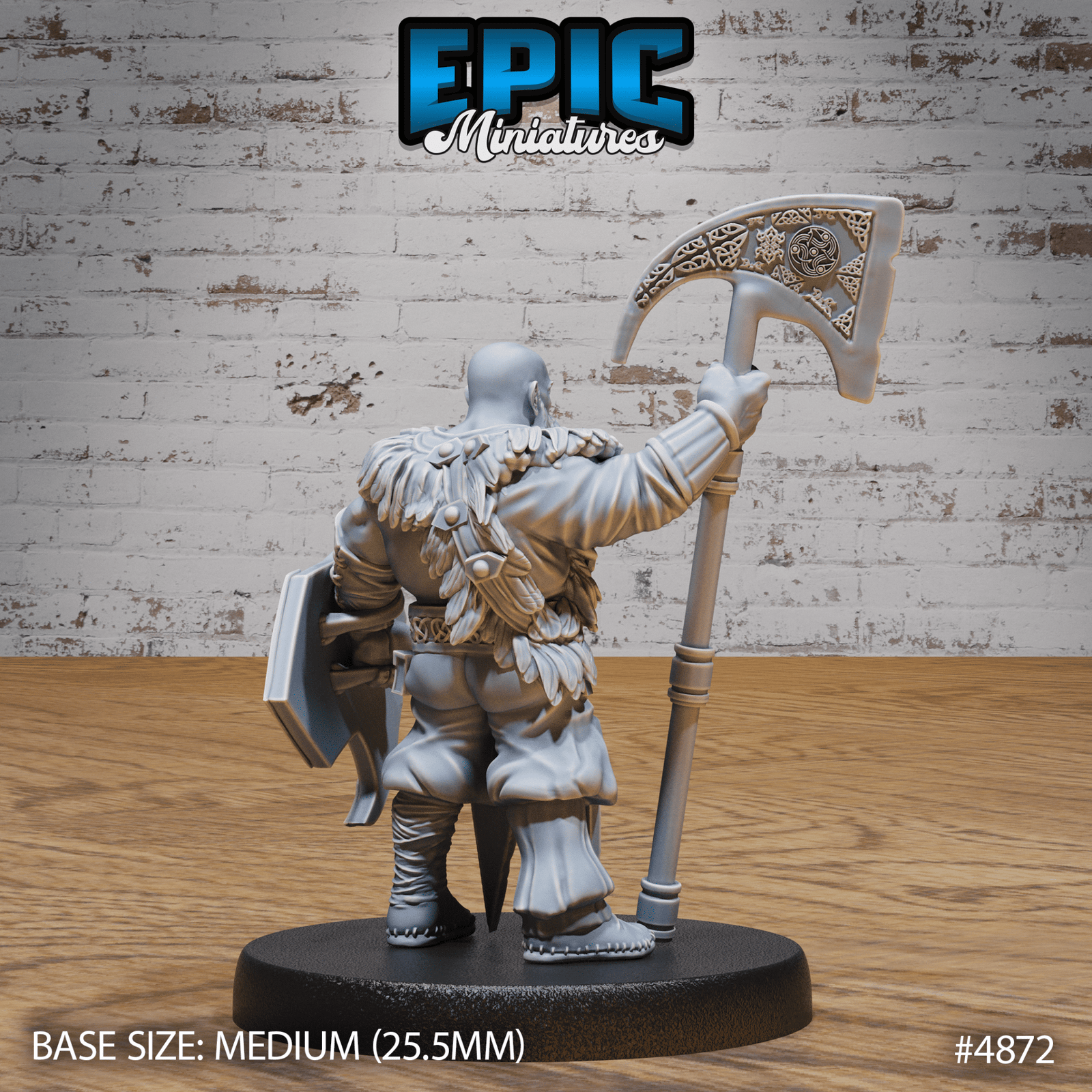 Dwarf Raider Miniature 4872 - 4874 | Epic Miniatures | D&D Tabletop RPG | Buy Online from The Home Crafters