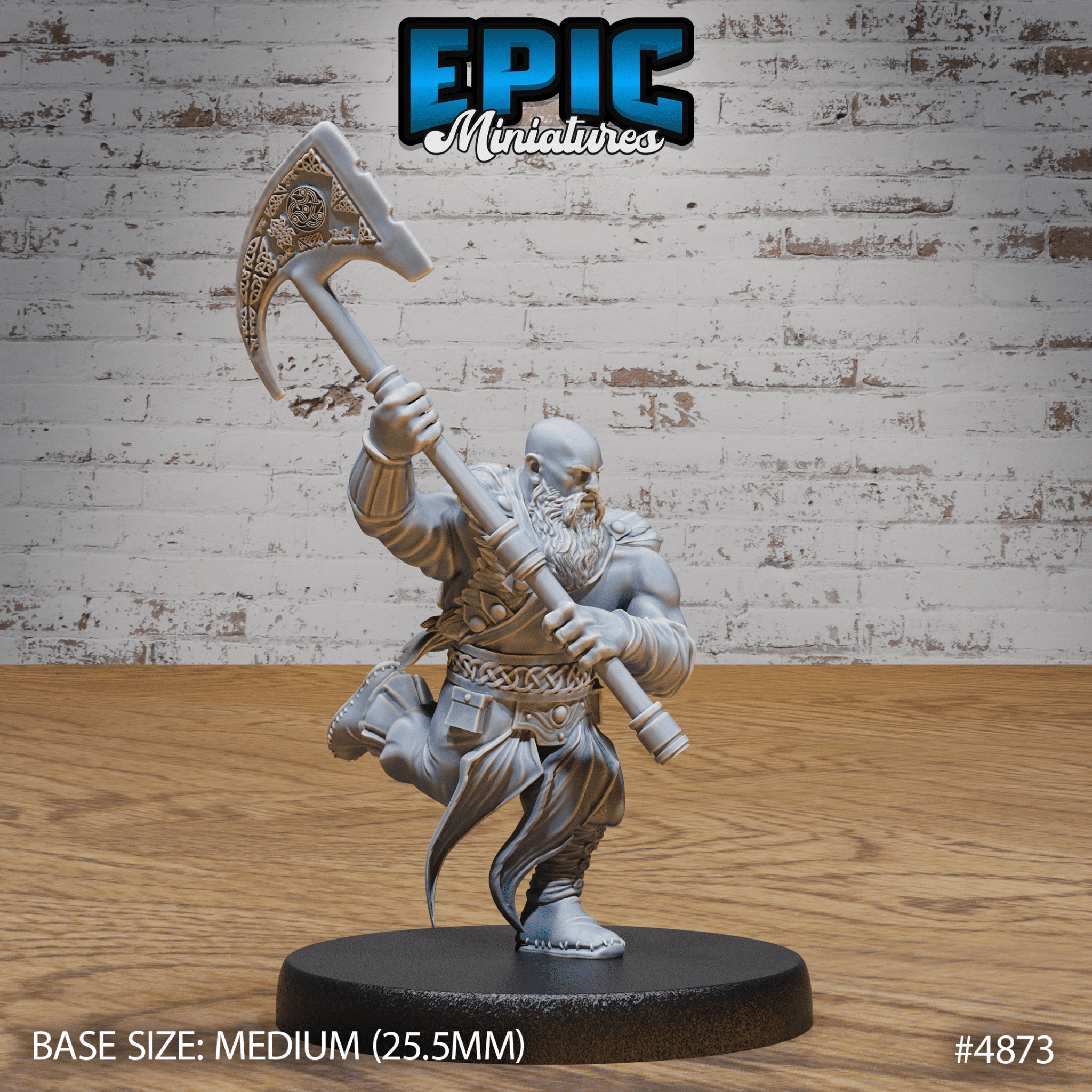 Dwarf Raider Miniature 4872 - 4874 | Epic Miniatures | D&D Tabletop RPG | Buy Online from The Home Crafters
