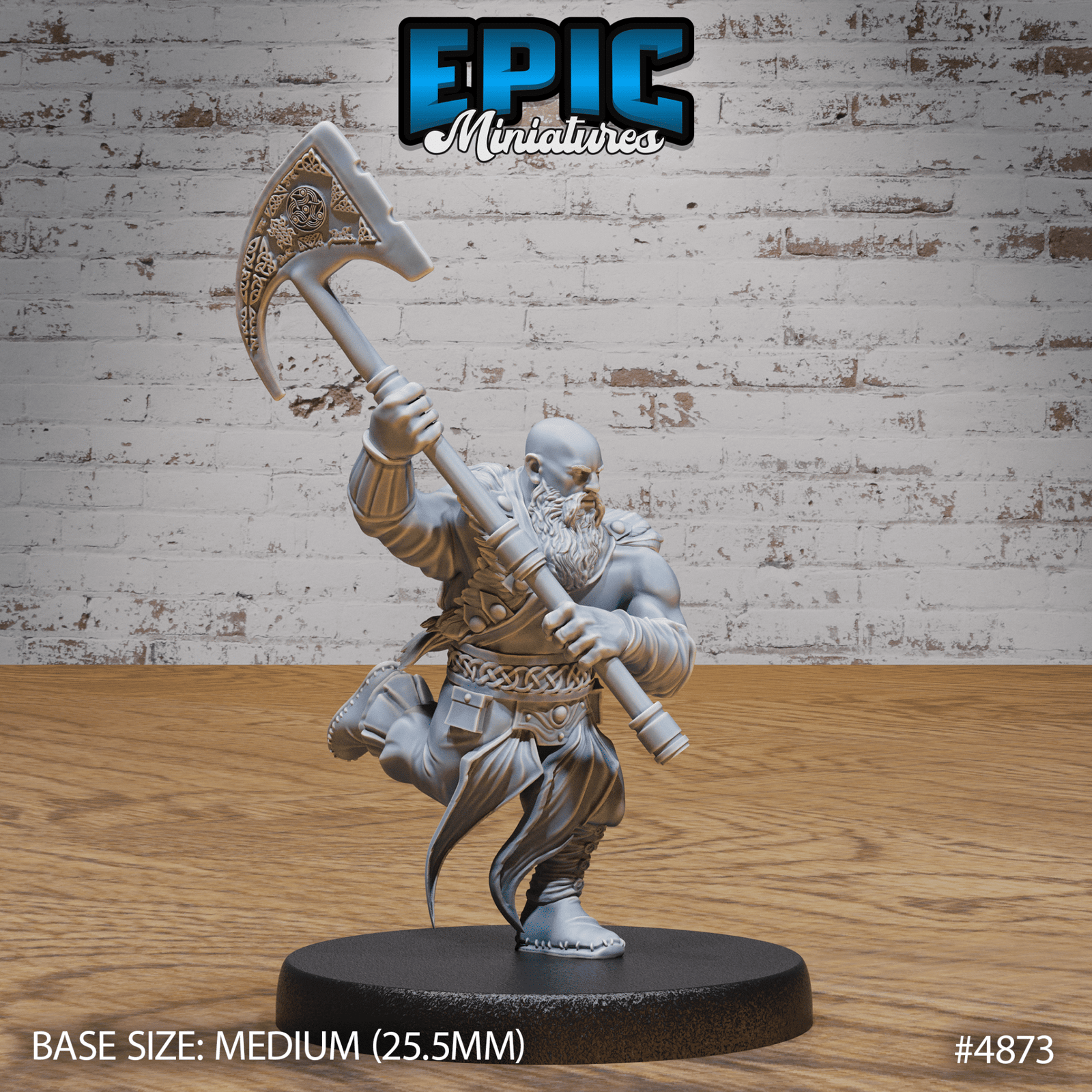 Dwarf Raider Miniature 4872 - 4874 | Epic Miniatures | D&D Tabletop RPG | Buy Online from The Home Crafters
