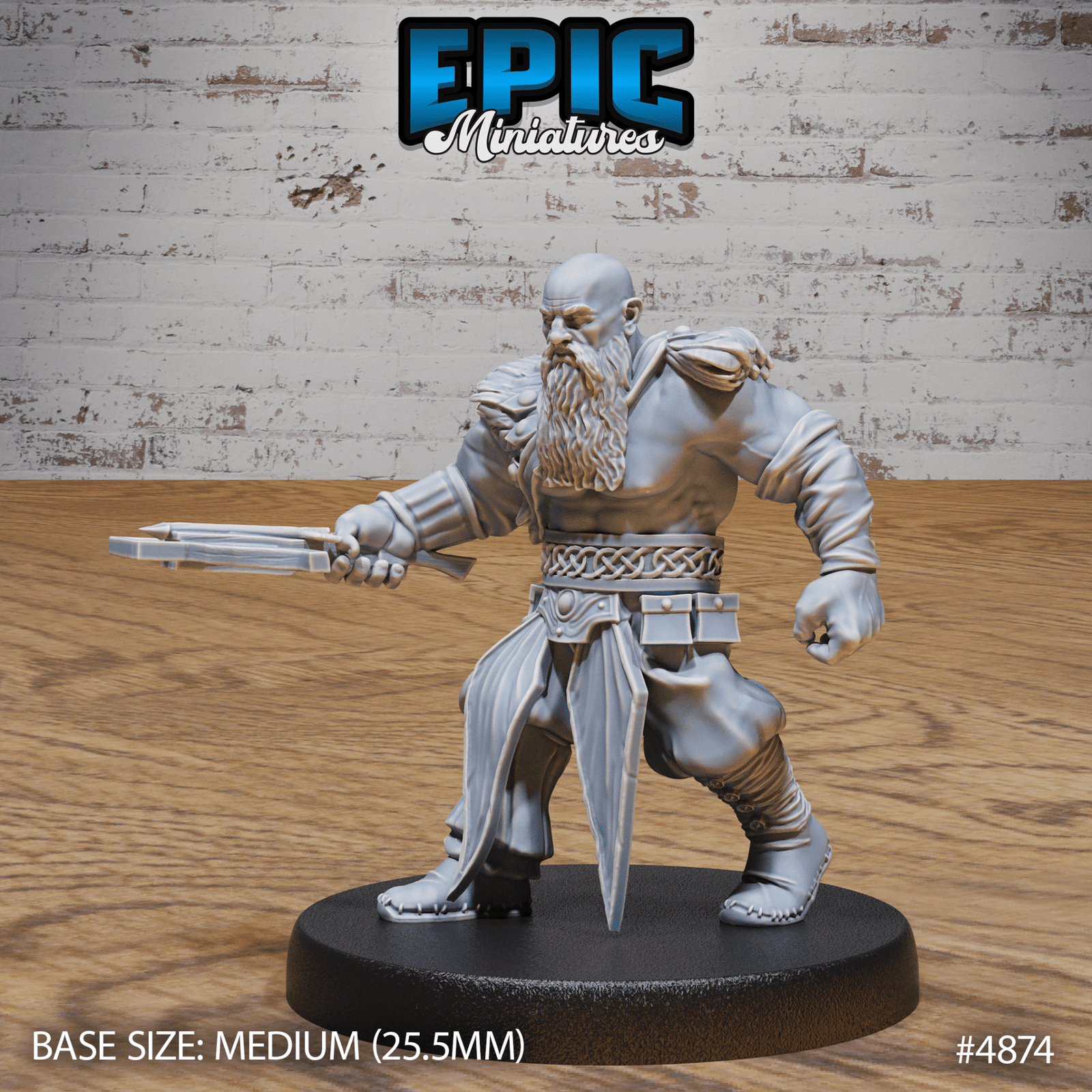 Dwarf Raider Miniature 4872 - 4874 | Epic Miniatures | D&D Tabletop RPG | Buy Online from The Home Crafters