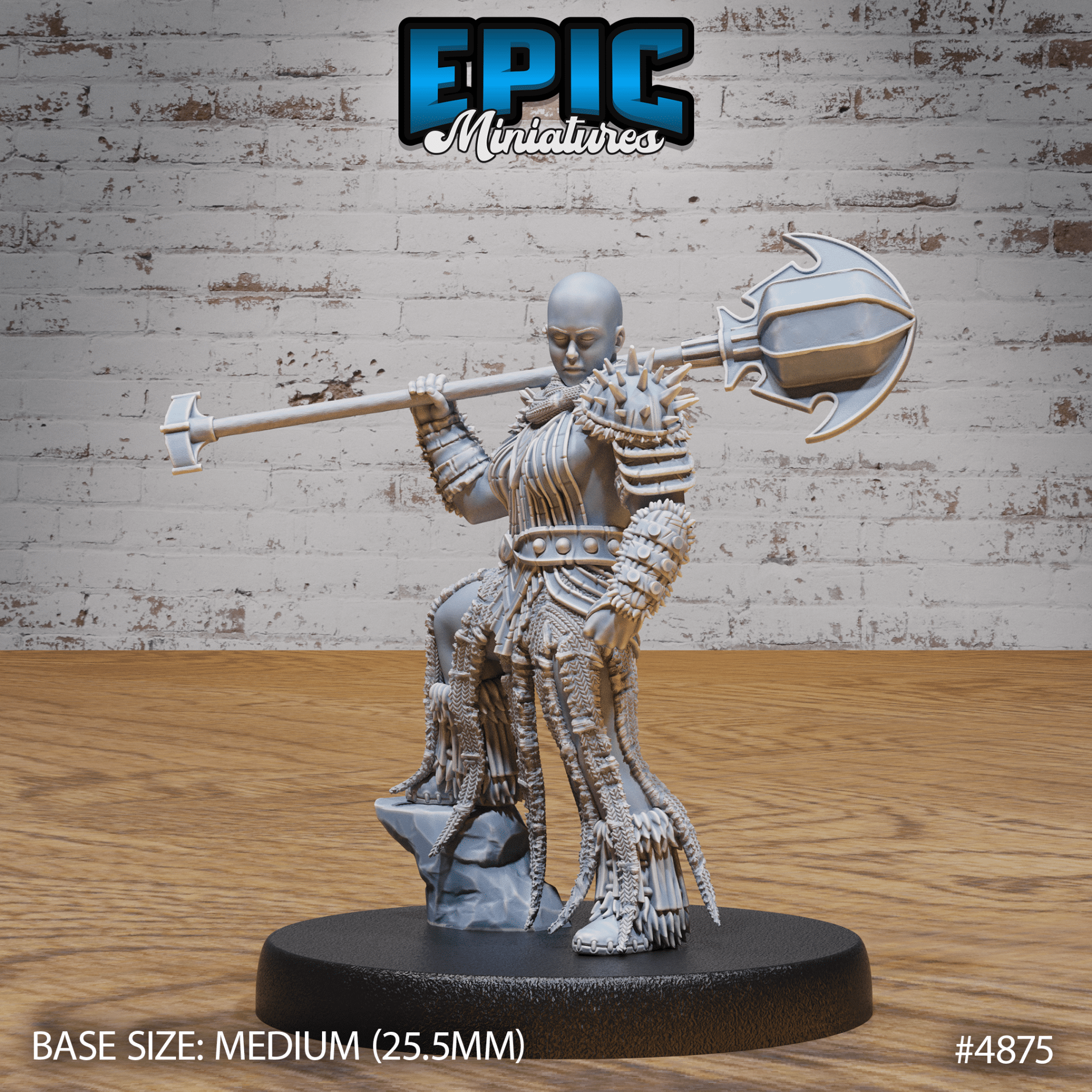 Bald Dwarf 4875 - 4877 by Epic Miniatures | D&D Tabletop Miniatures | Buy Online from The Home Crafters