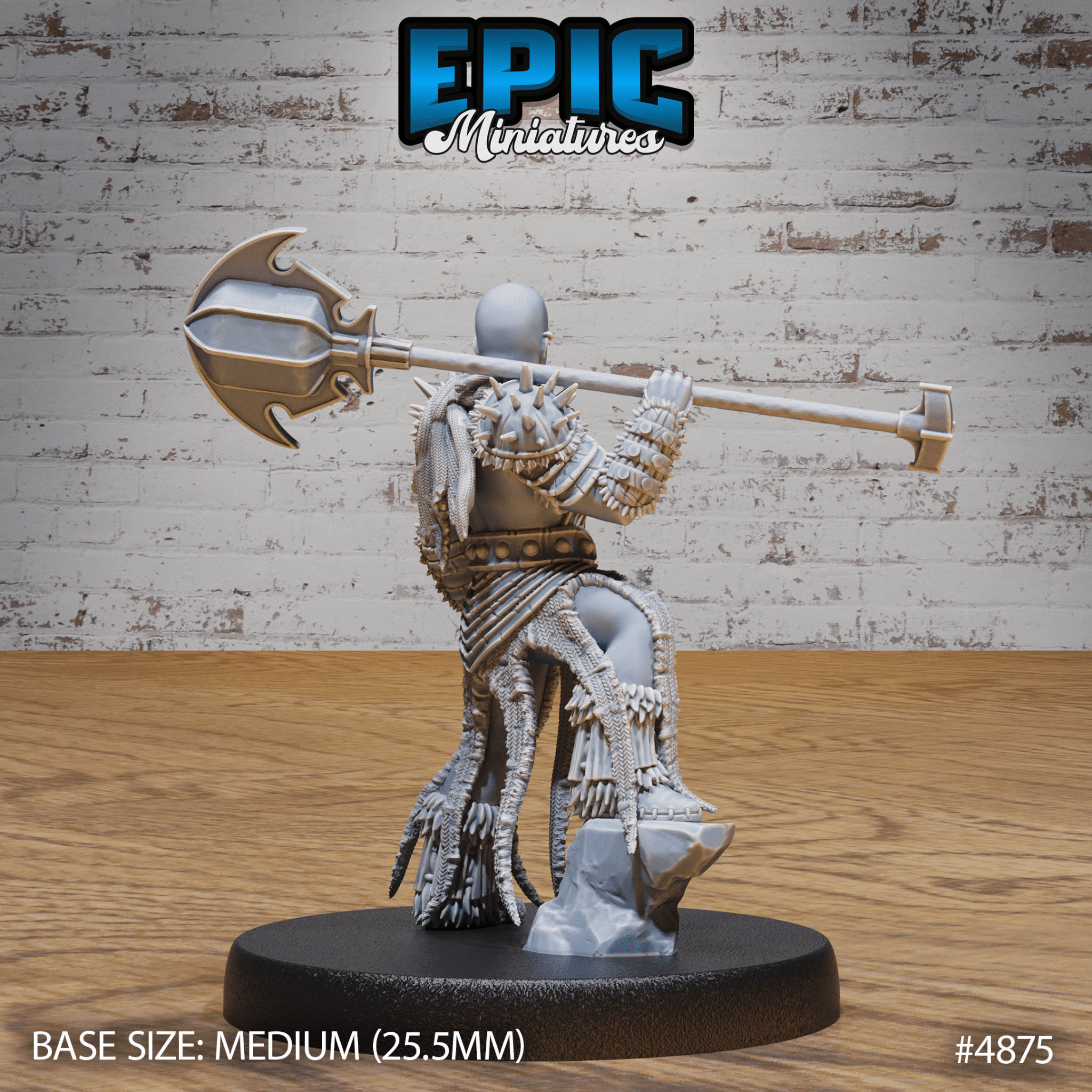 Bald Dwarf 4875 - 4877 by Epic Miniatures | D&D Tabletop Miniatures | Buy Online from The Home Crafters