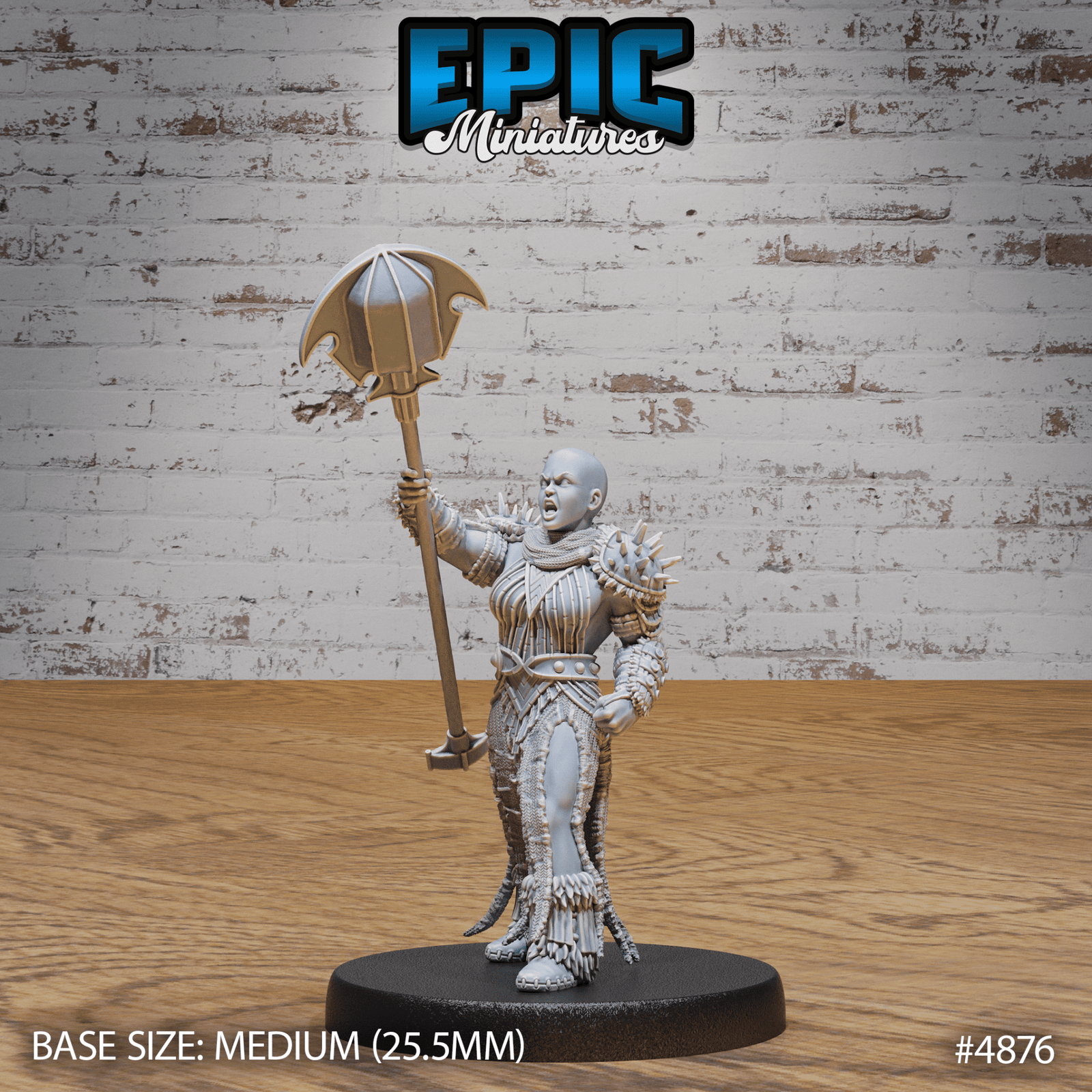 Bald Dwarf 4875 - 4877 by Epic Miniatures | D&D Tabletop Miniatures | Buy Online from The Home Crafters