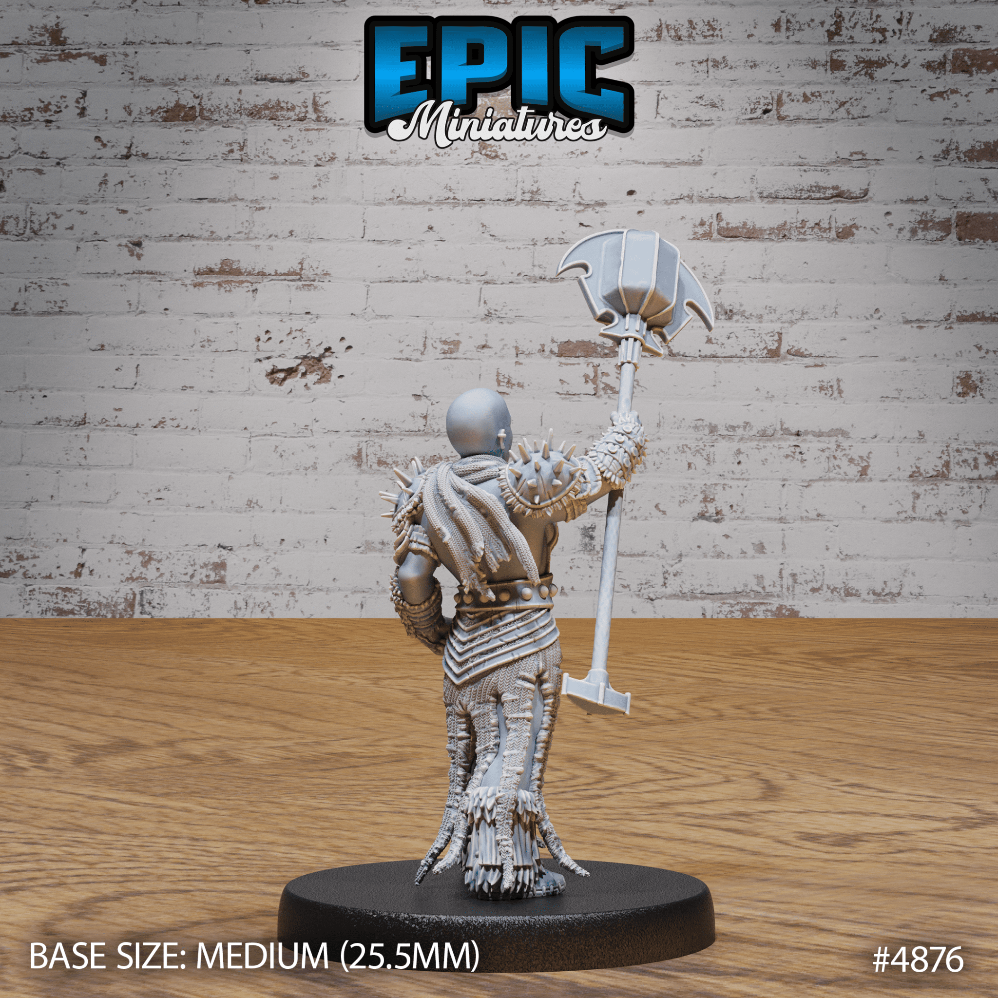 Bald Dwarf 4875 - 4877 by Epic Miniatures | D&D Tabletop Miniatures | Buy Online from The Home Crafters