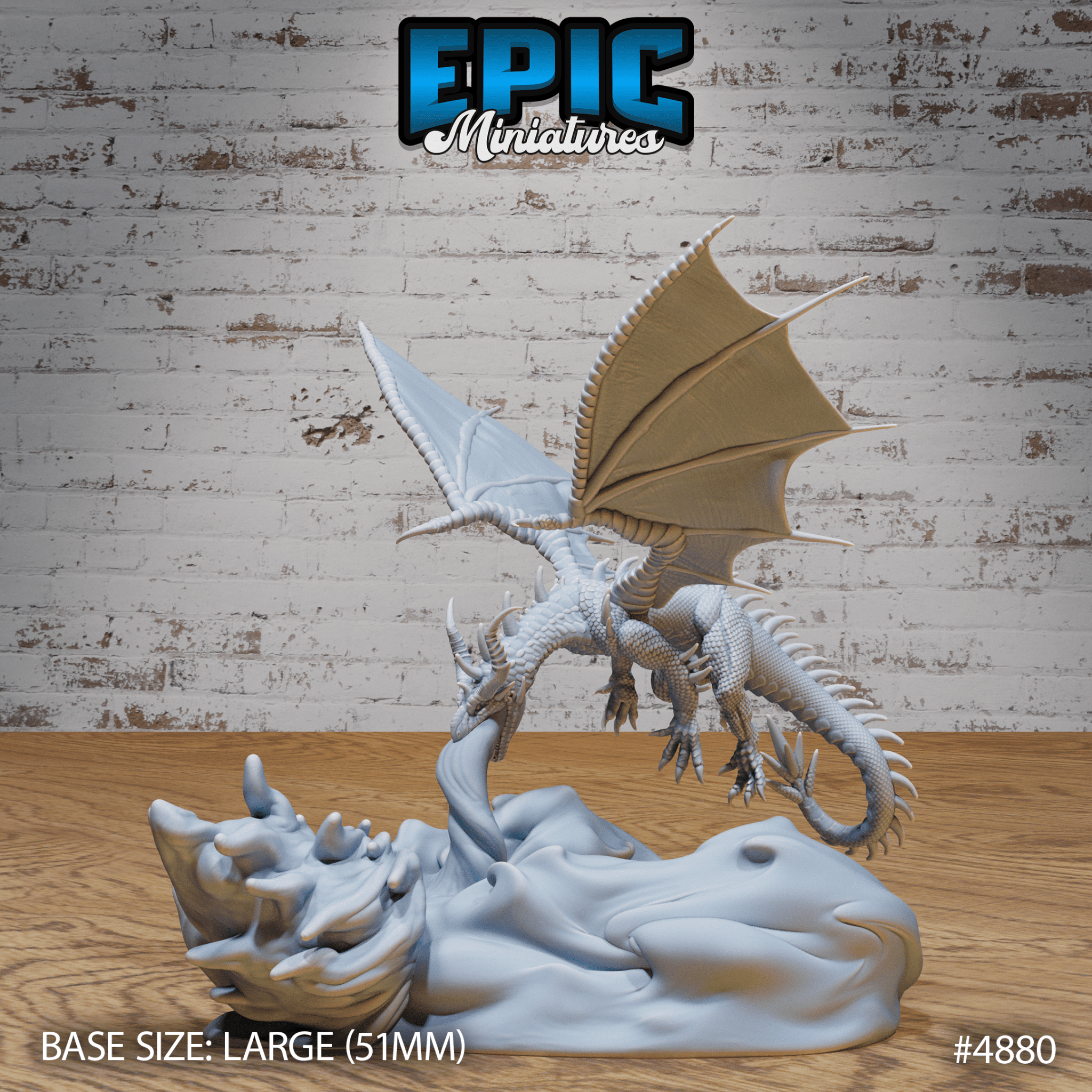 Classic Dragon 4878 - 4880 by Epic Miniatures| D&D Tabletop Miniatures | Buy Online from The Home Crafters